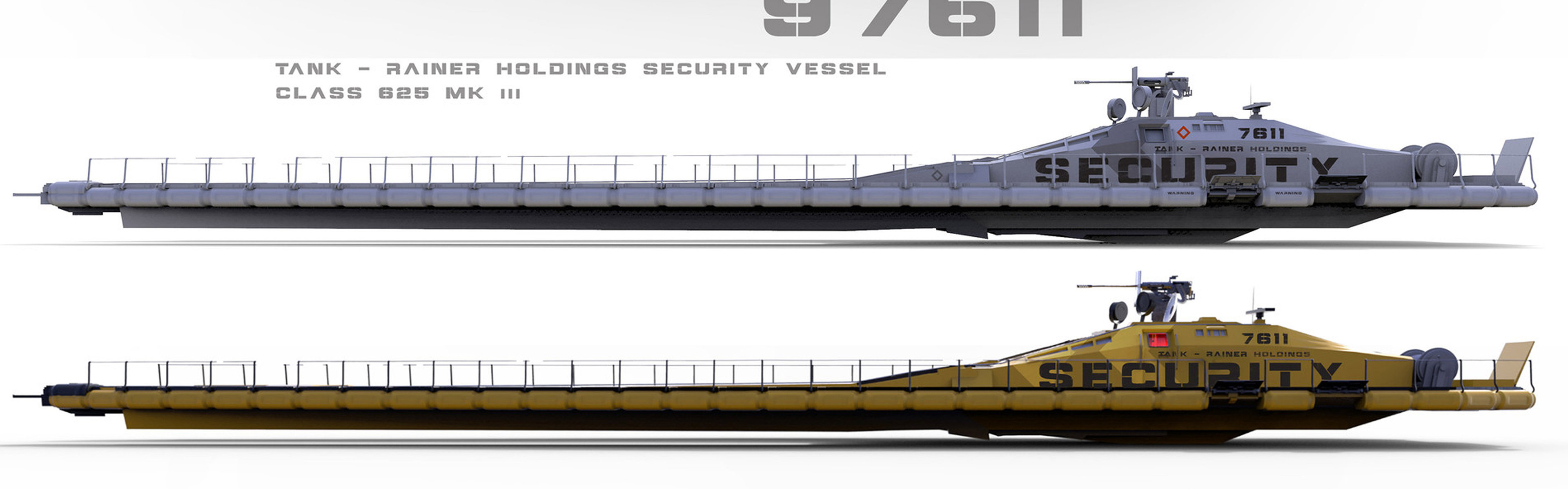 Designs for the look of the ships exploring graphics / typography and colour
