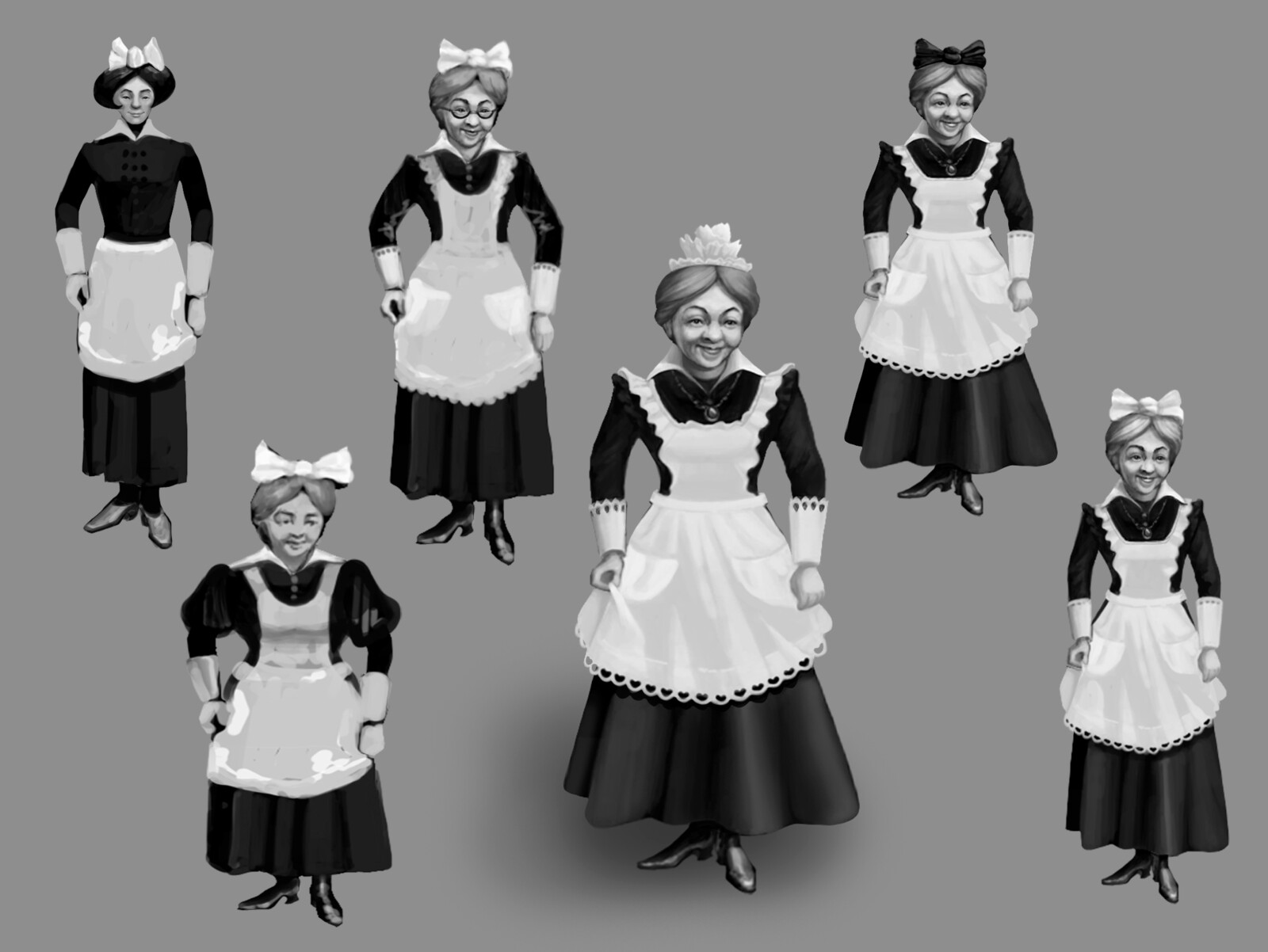 Old Maid concept 