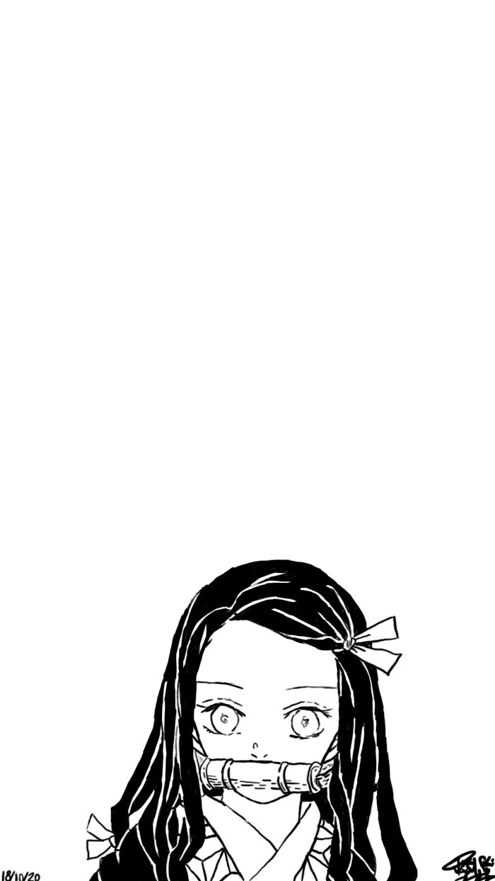 ArtStation - Nezuko drawing