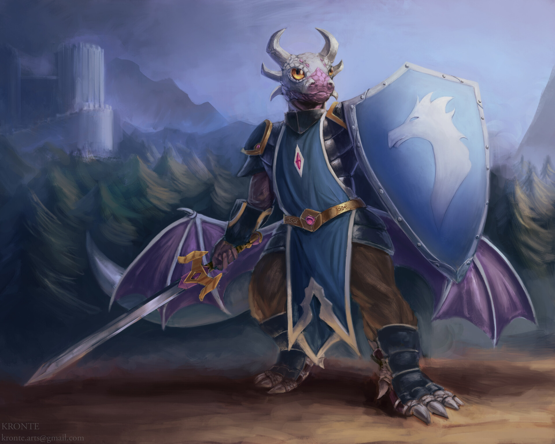 Kobold Paladin, Oath of Redemption Private commission https://krontedraws.c...