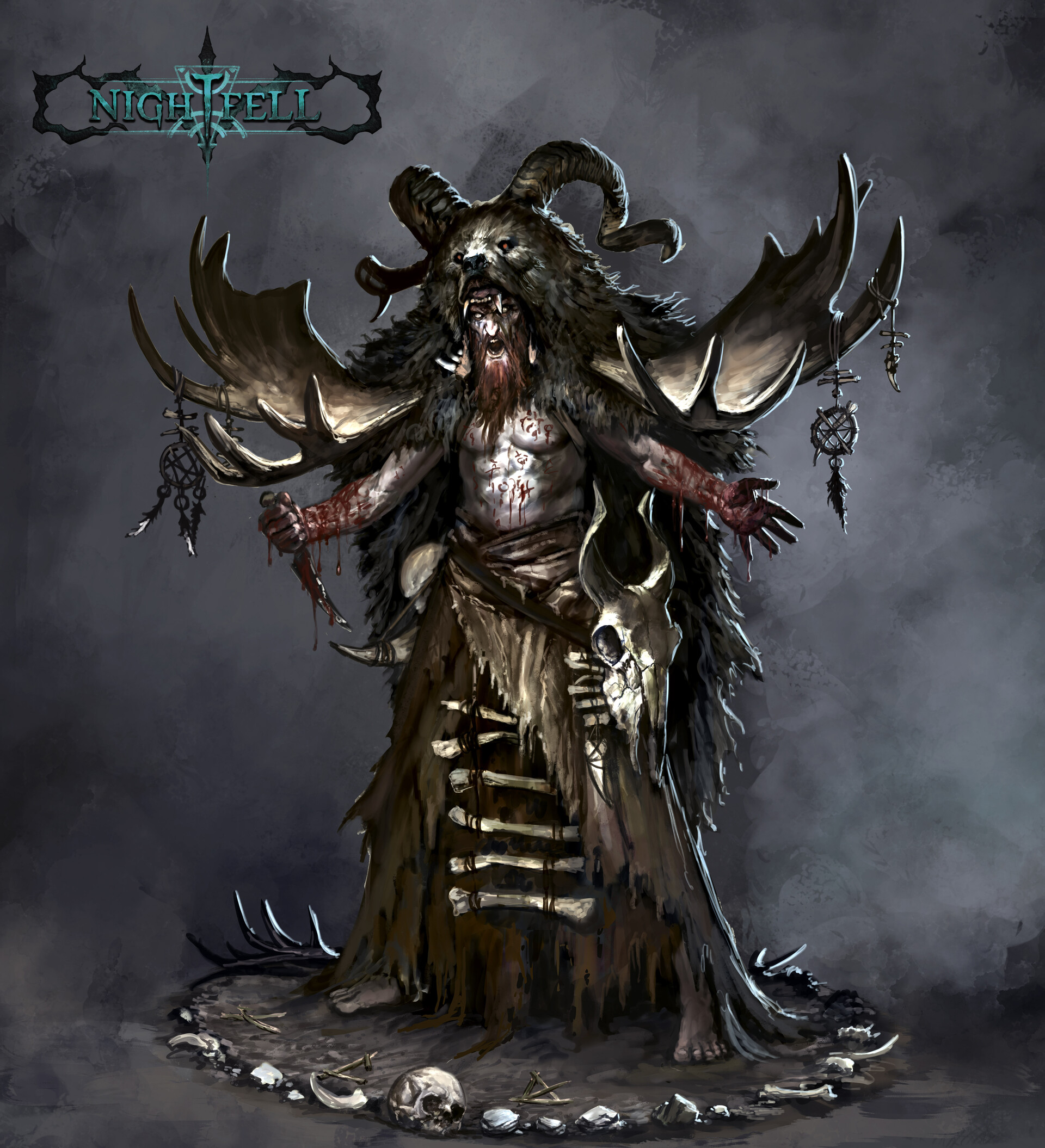 ArtStation - Black Druid - Nightfell rpg