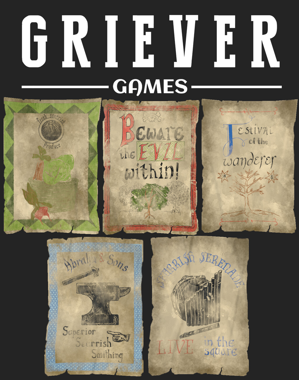 Posters | Griever Games Environment Asset
