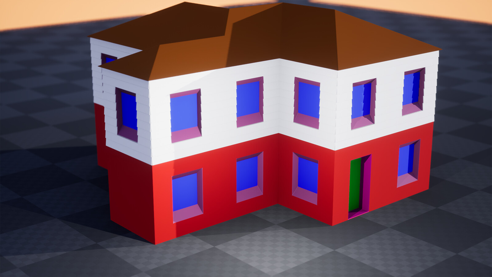 Change the floor count to 2, 3, or even more to add verticality to your house in an instant.