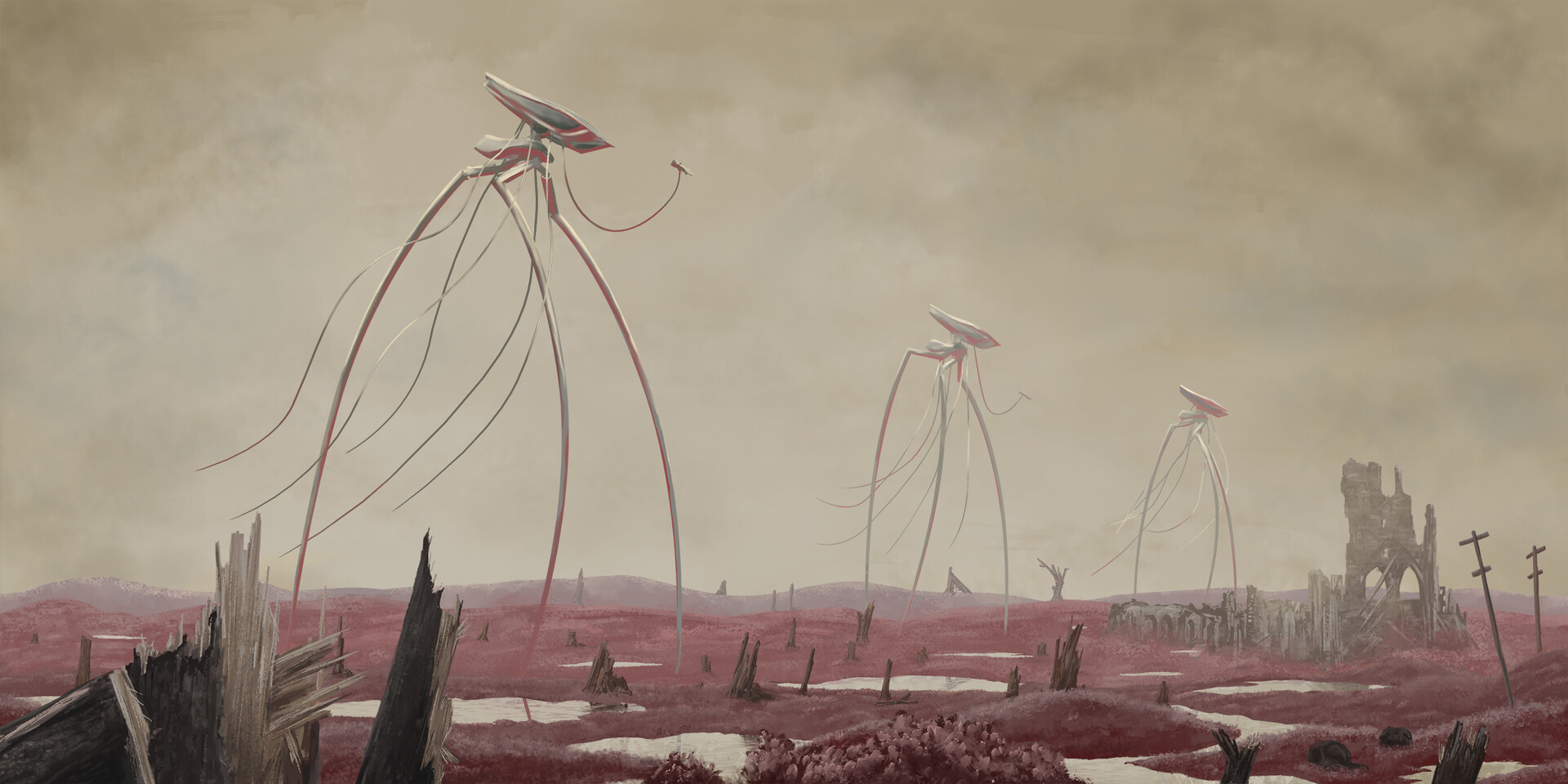 war of the worlds alien ship