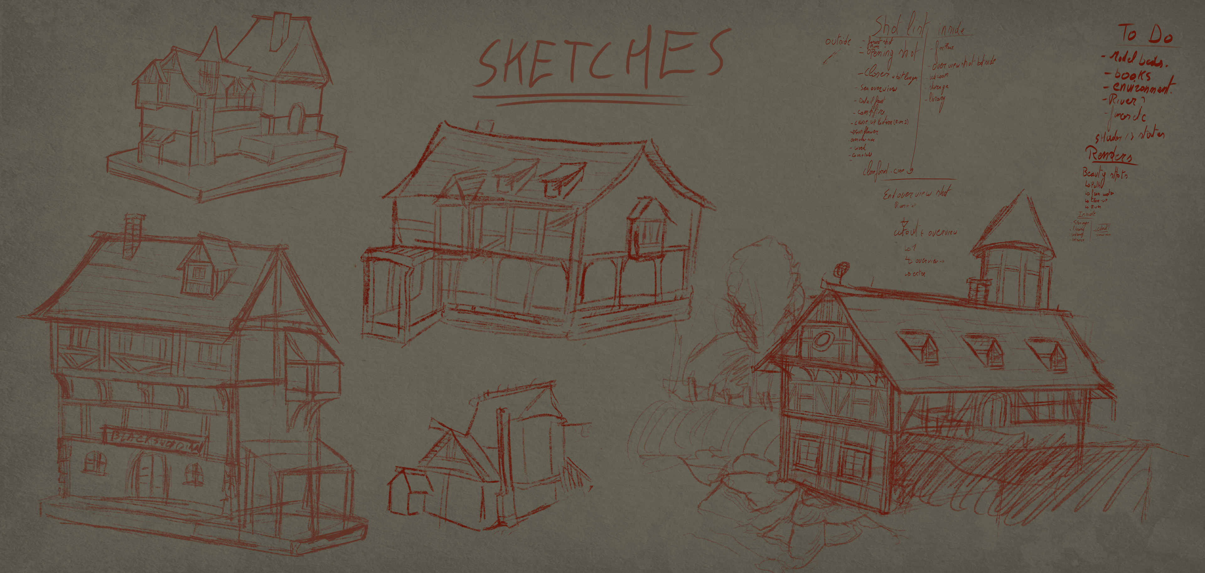 Early sketches