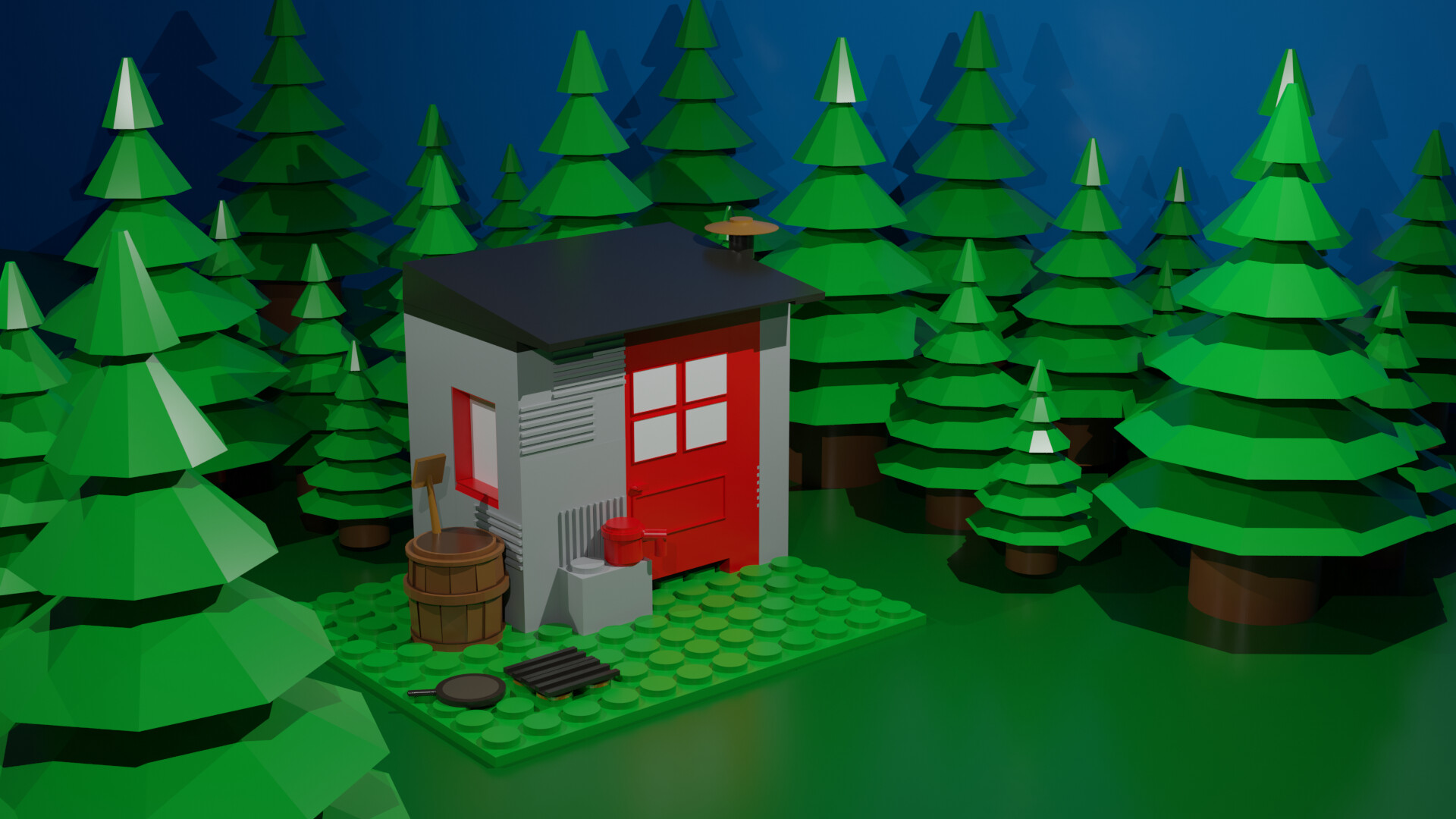 Lego fishing cabin deals