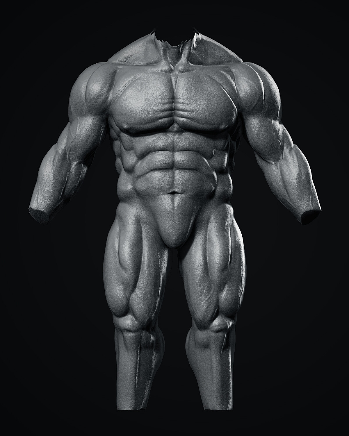 ArtStation - Muscle sculpt pratice