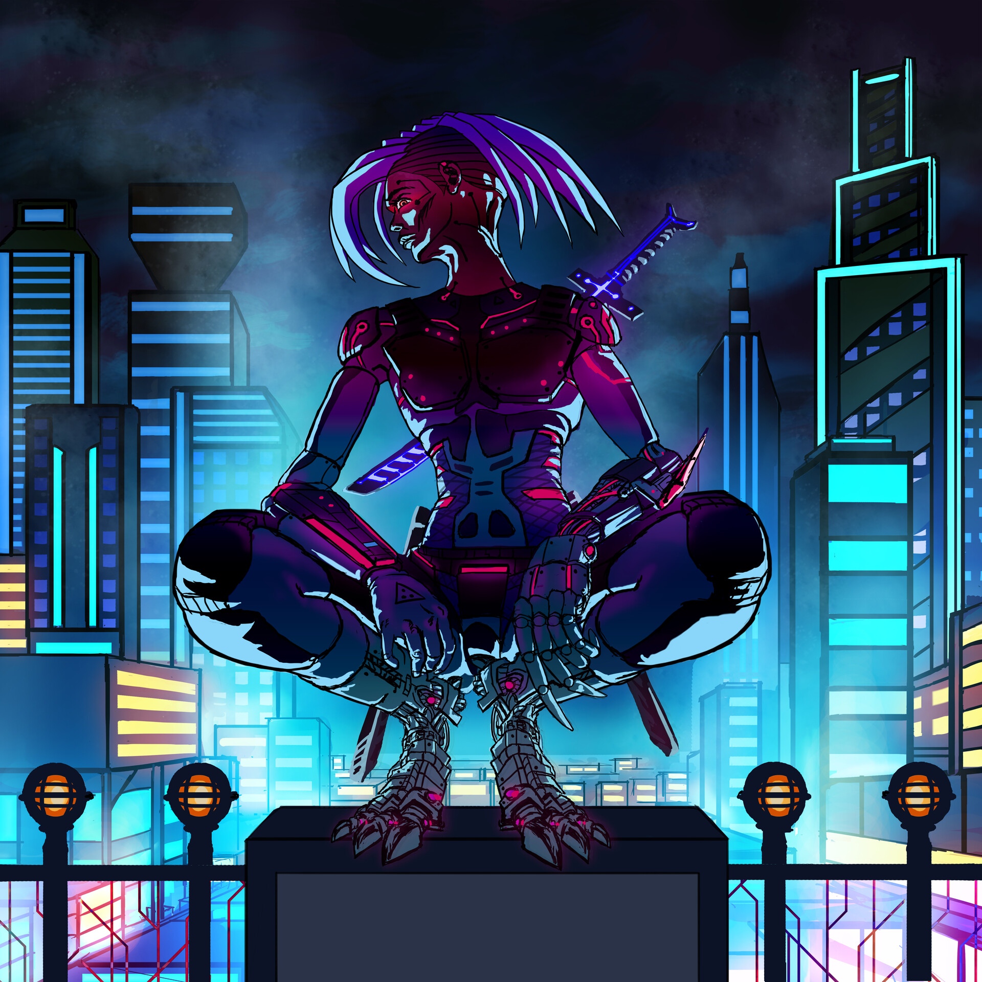 Heriberto Martinez - Concept Art and Synthwave Artwork - Synthwave