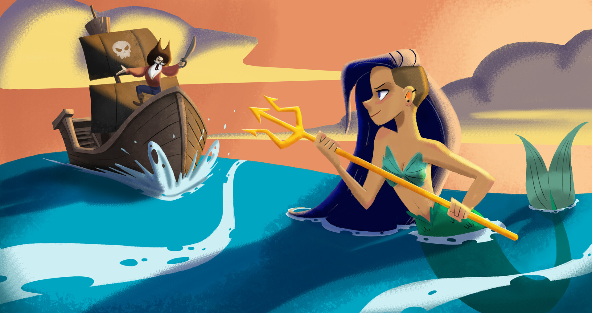 ArtStation Badass mermaid