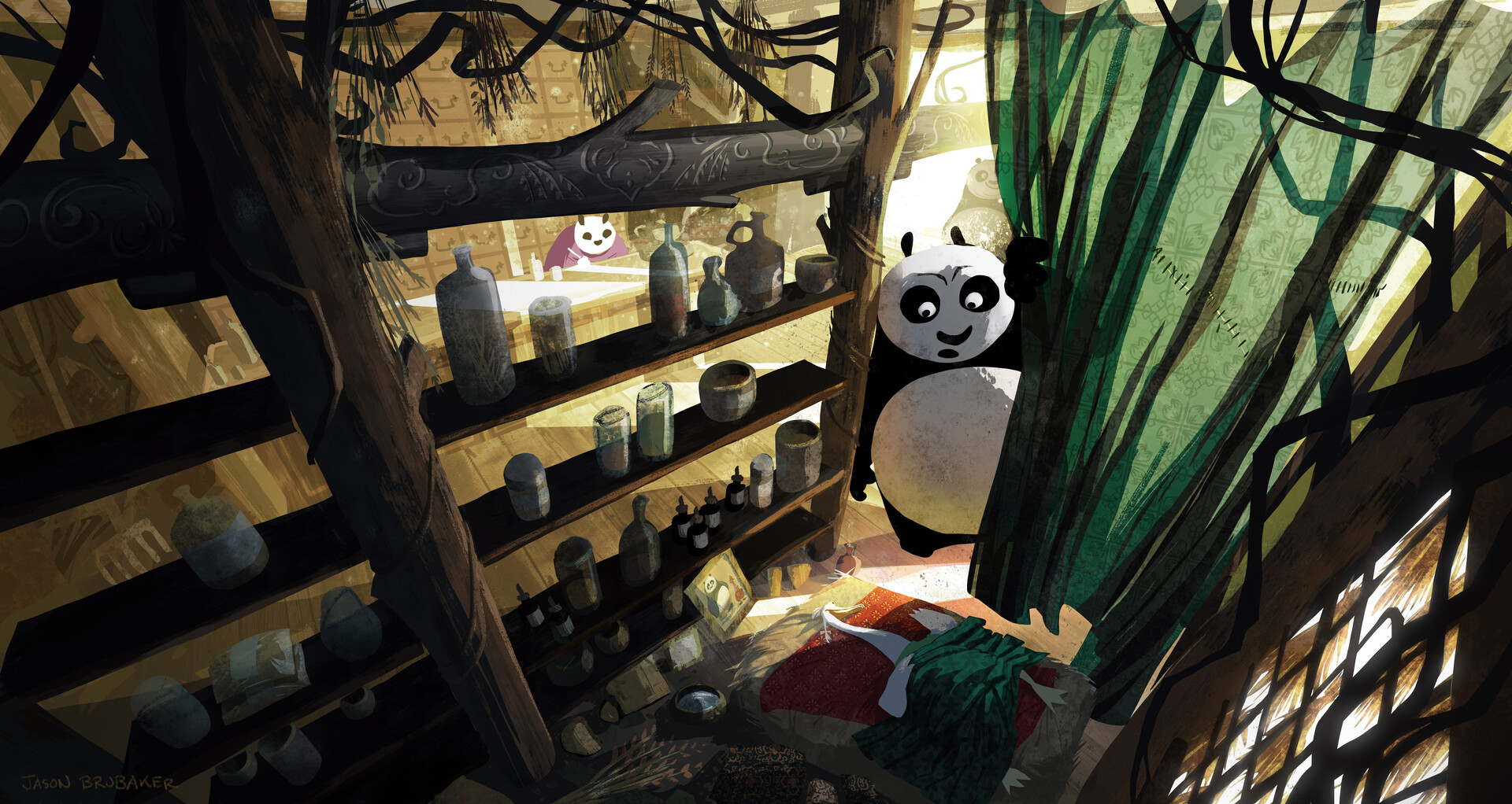 ArtStation - Kung Fu Panda 3 - Apothecary Visual Development & Props