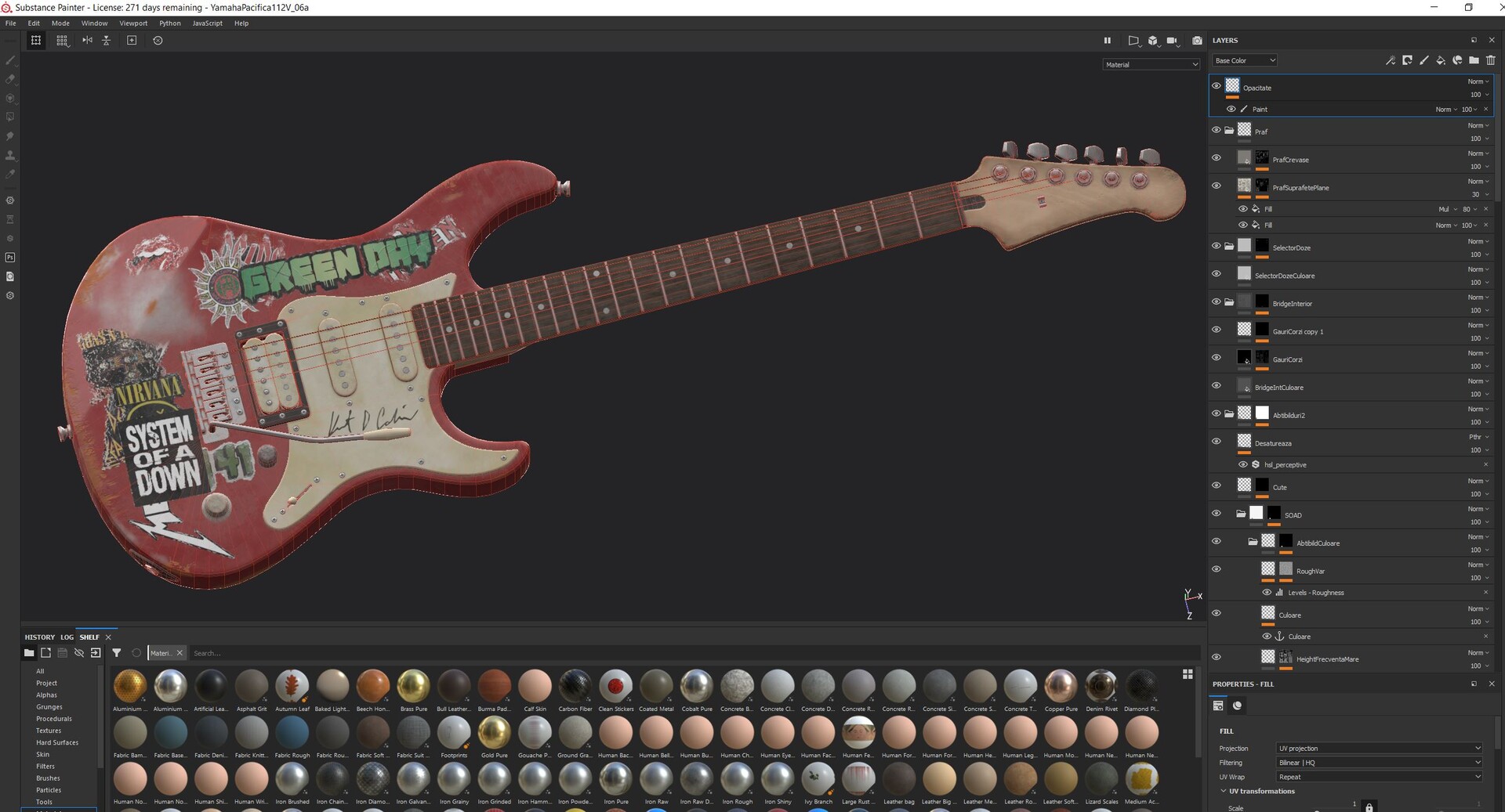 Yamaha deals pacifica relic