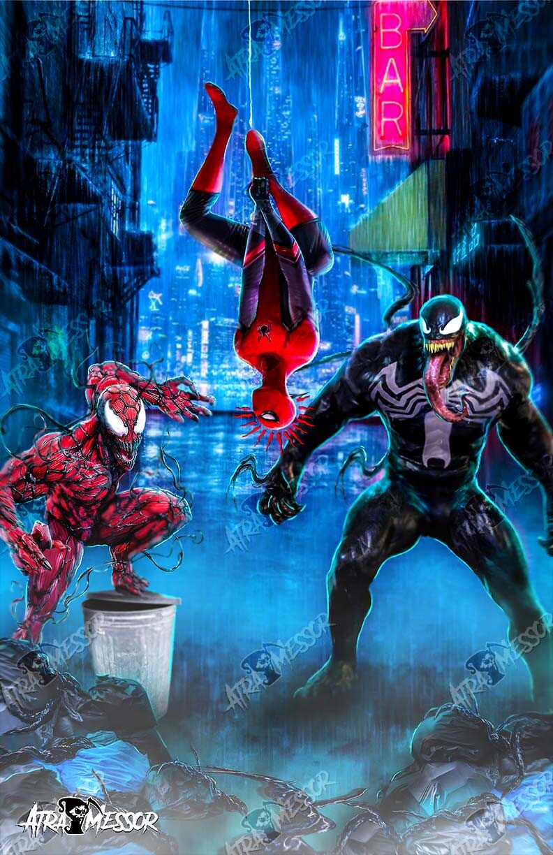 Spiderman vs Venom vs Carnage