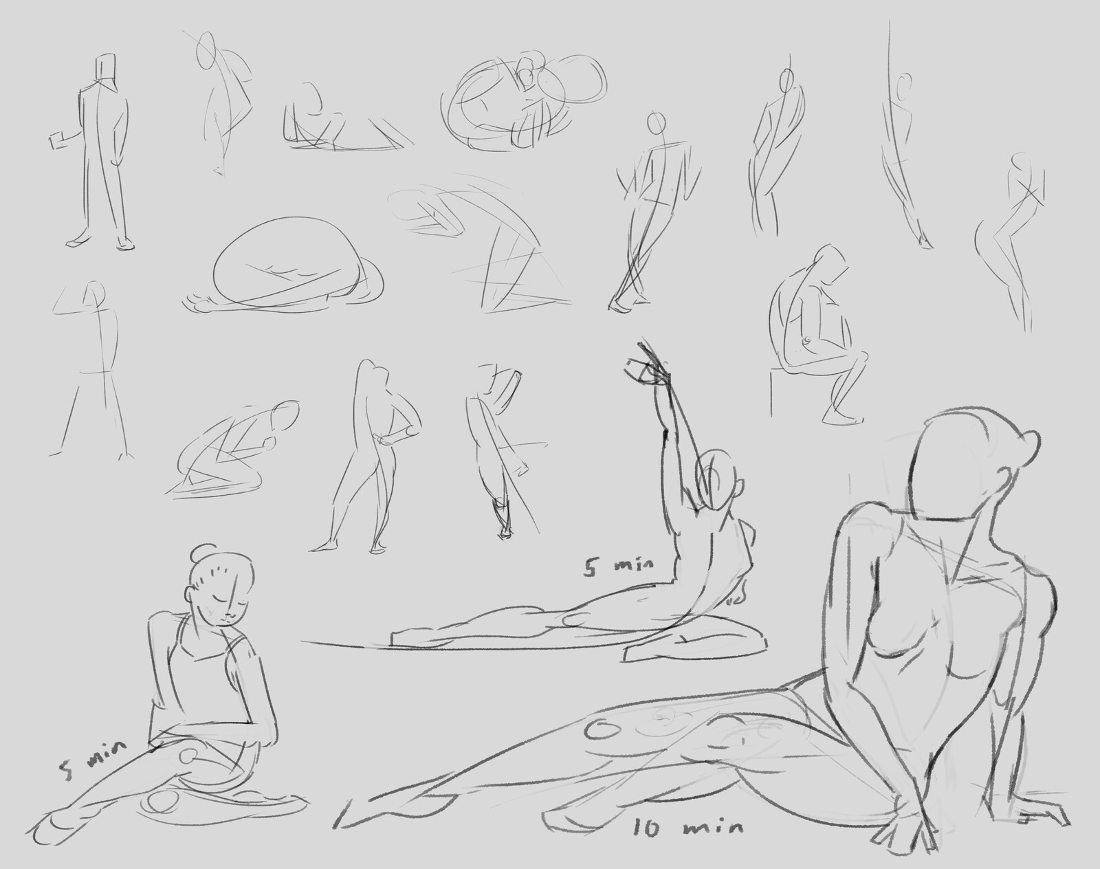 Day 1-3 Gesture drawing