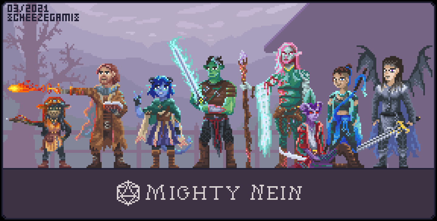 Mighty Nein Part, from popular webshow : Critical Role. 