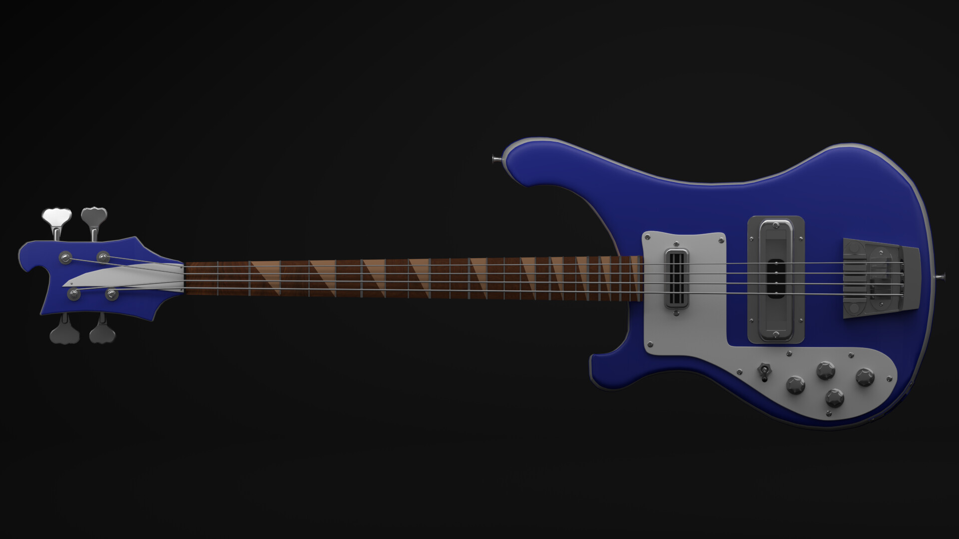 Azureglo rickenbacker 4001c64 electric bass guitar new arrivals