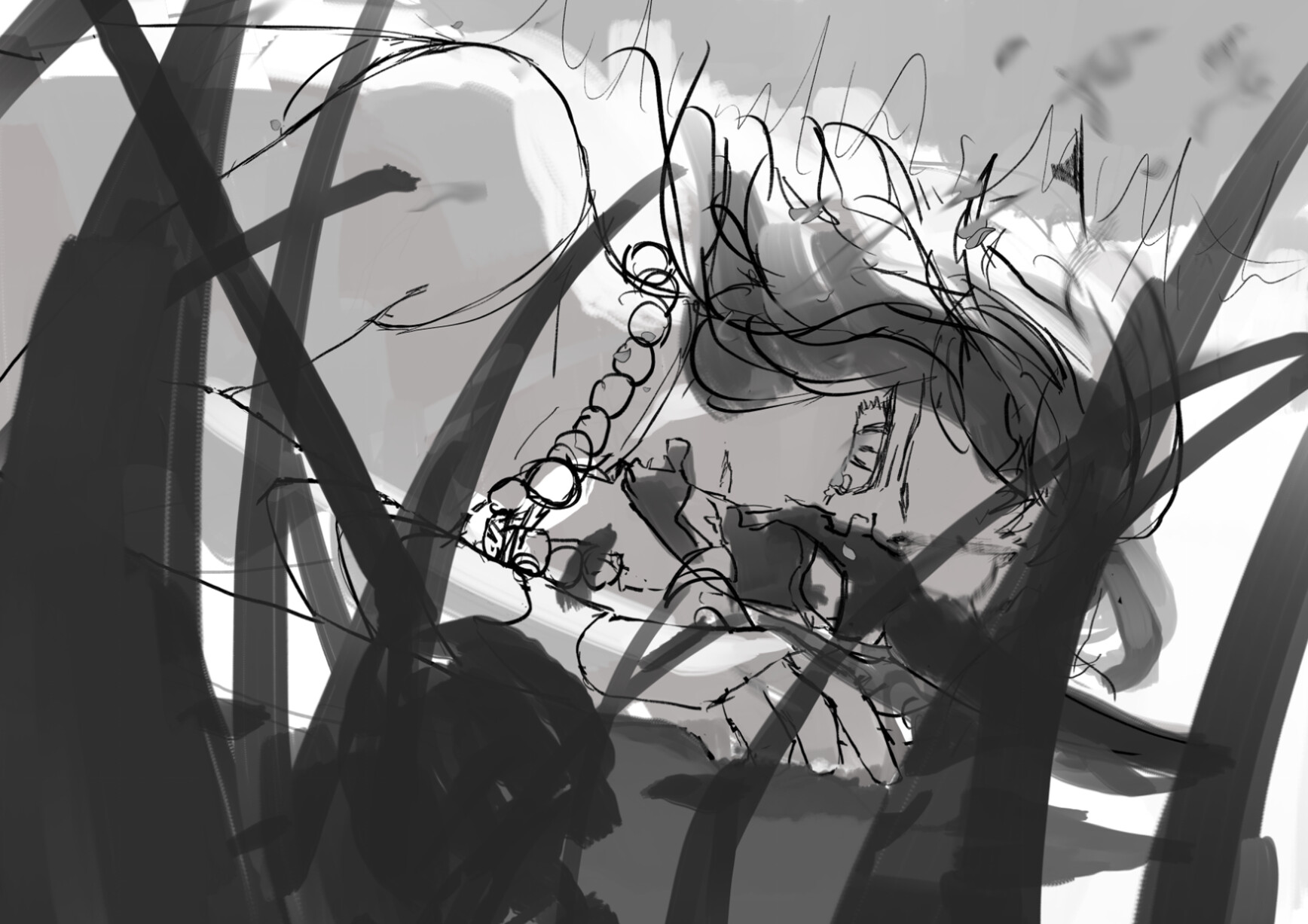 photo Xiao Genshin Impact Fanart Sad artstation fanart is this