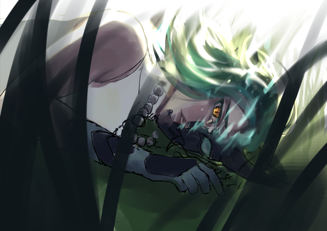 pix Xiao Genshin Impact Fanart Sad artstation fanart is this