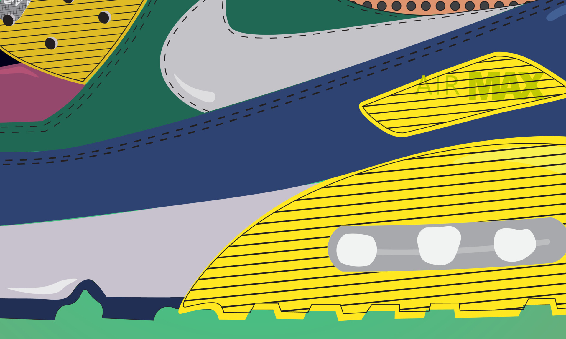 Artstation Nike Air Max Designed In Illustrator Nilesh Jaiswar