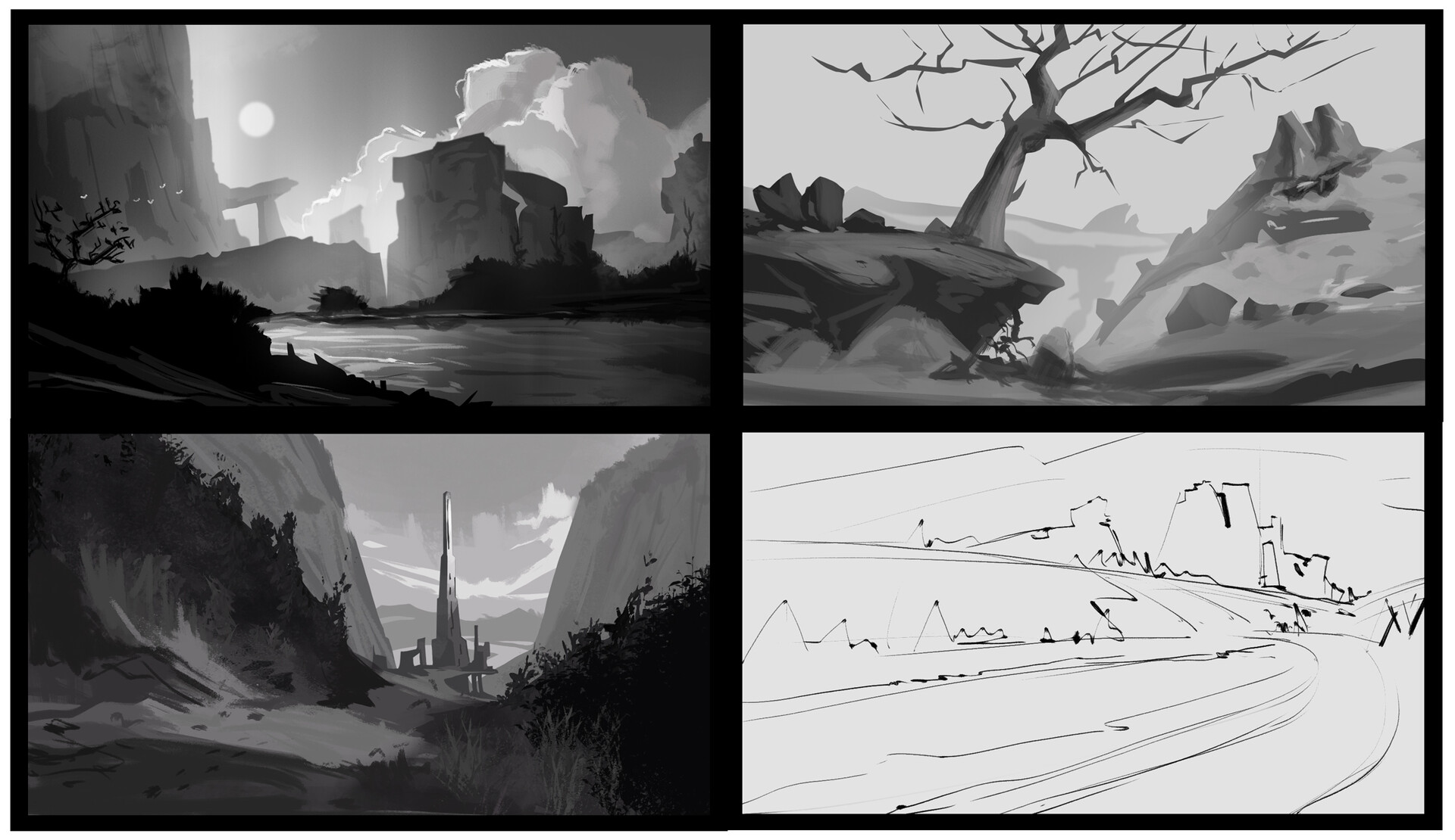 ArtStation Concept art Practice from Reference Images