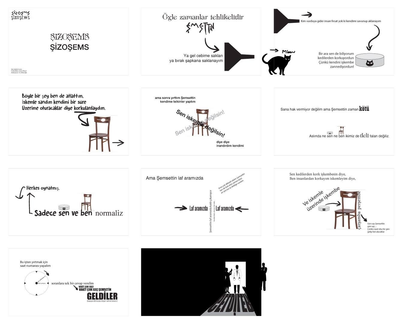 Storyboard of the project
