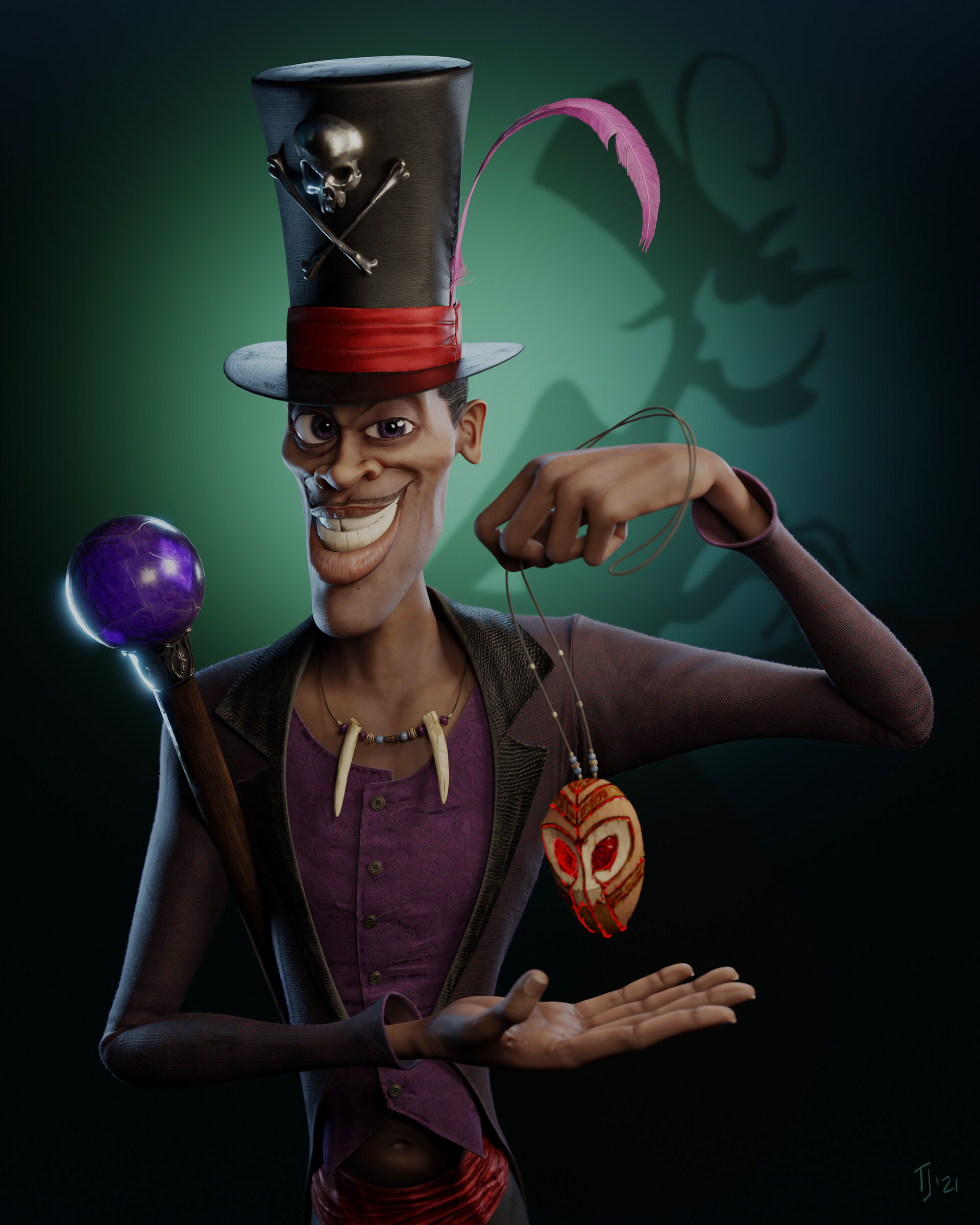 Dr facilier pendant on sale