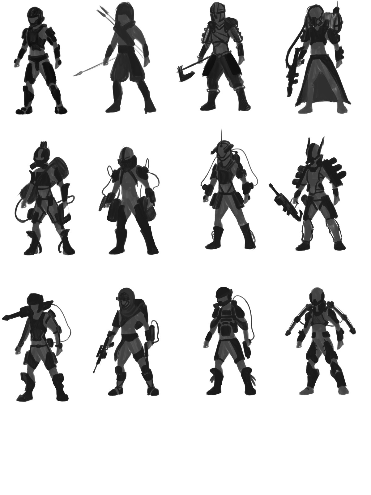 ArtStation - Silhouette Studies