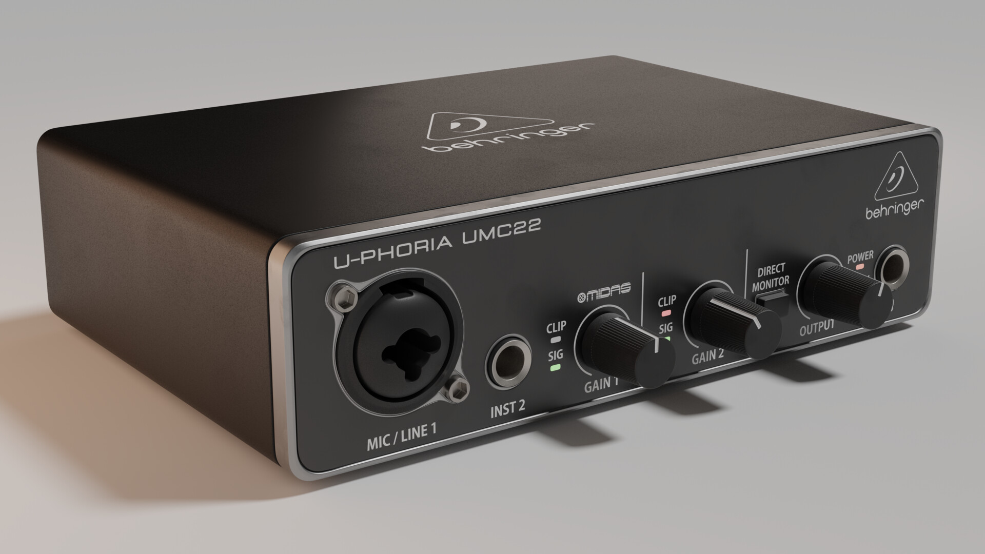 Behringer U-Phoria UMC22 Interface Audio USB