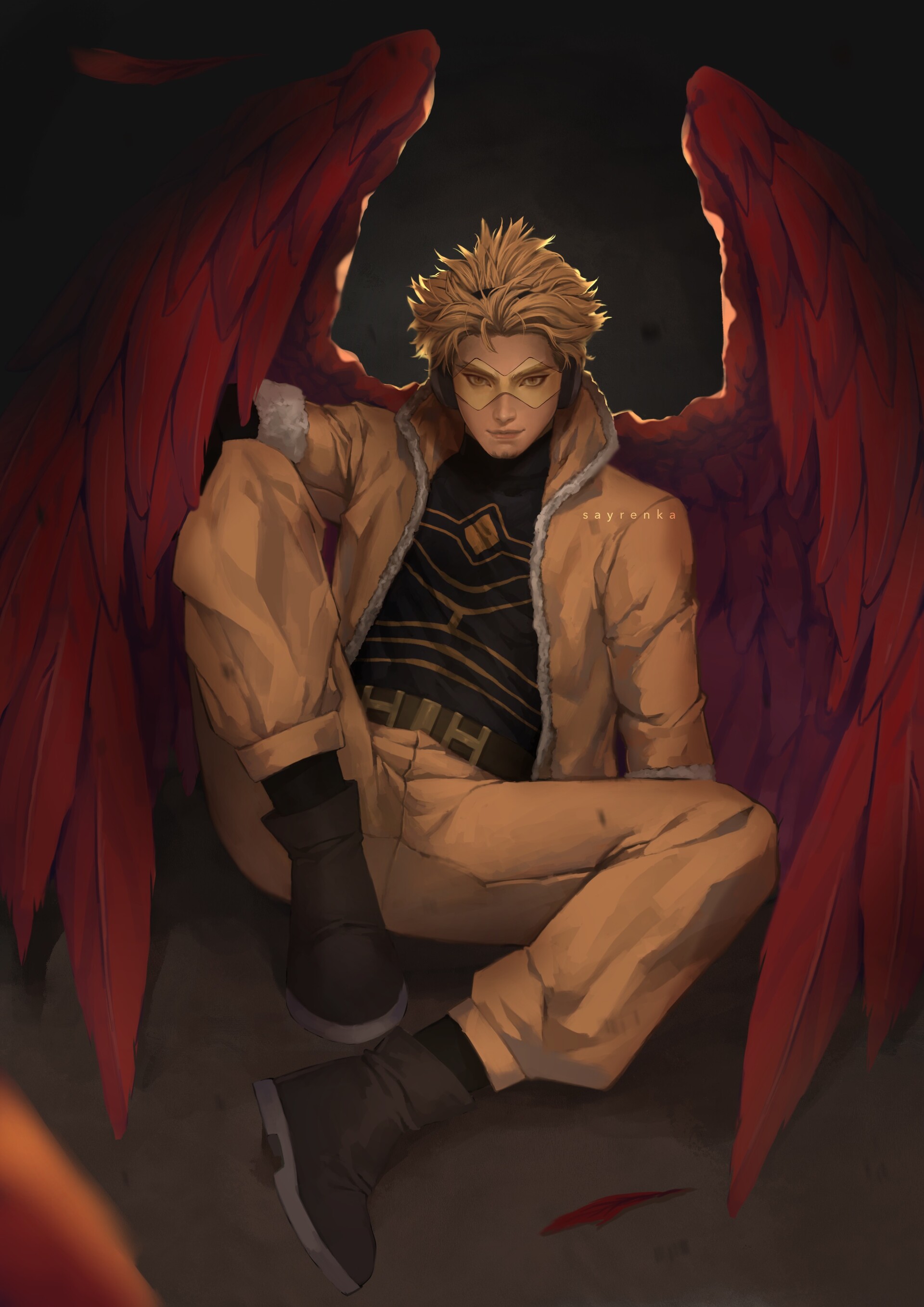 My hero academia hawks top