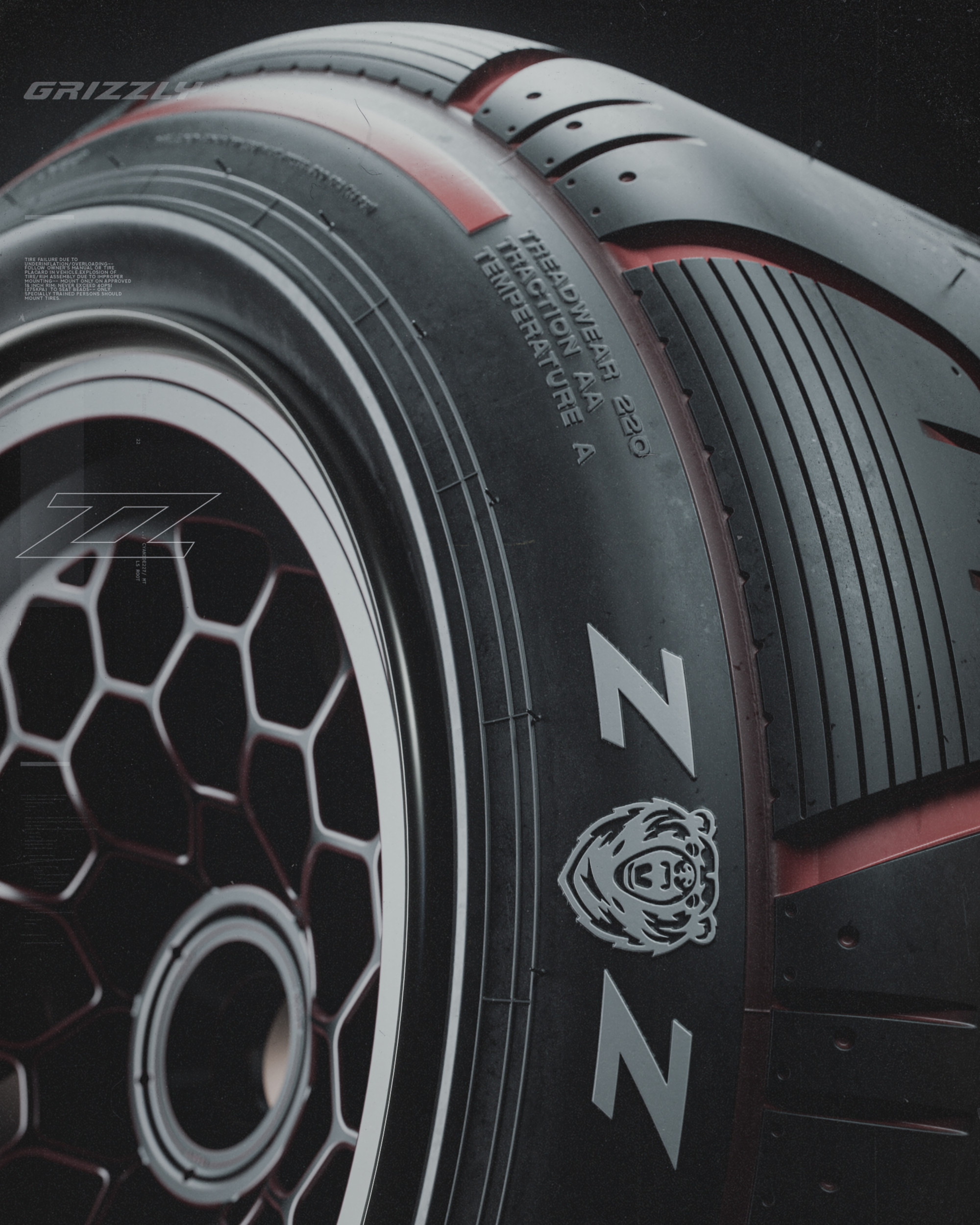 Artstation Grizzly Tire Roman Tikhonov