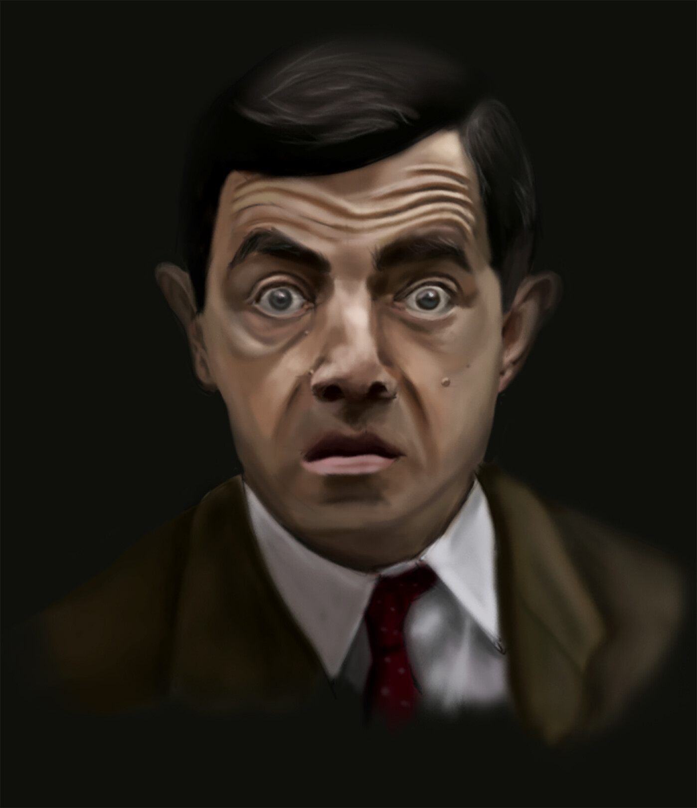 ArtStation - Mr. Bean ( Rowan Atkinson)
