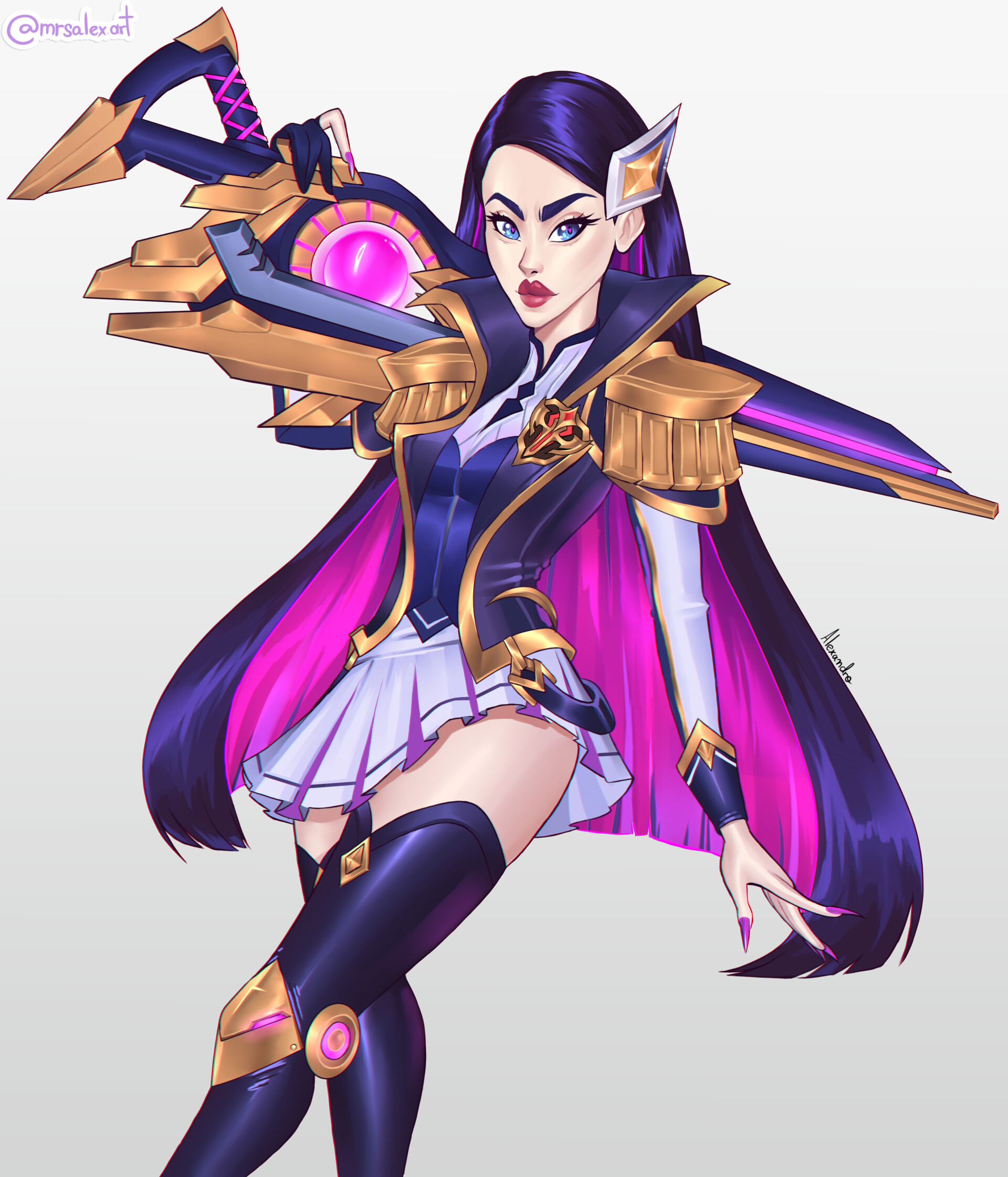 ArtStation - Battle Academia Caitlyn