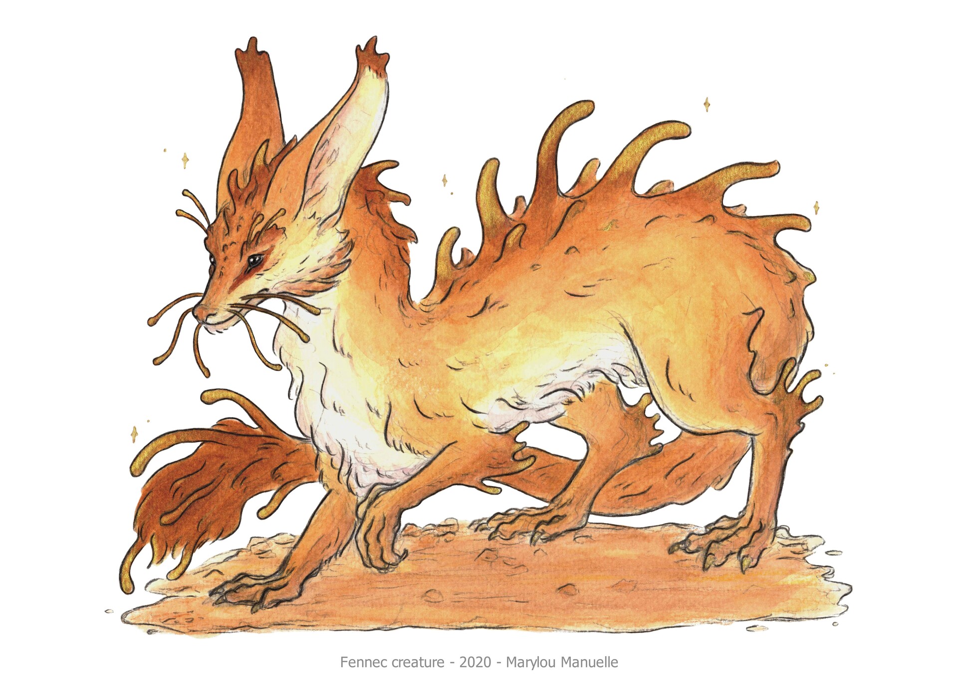 ArtStation - Fennec creatures