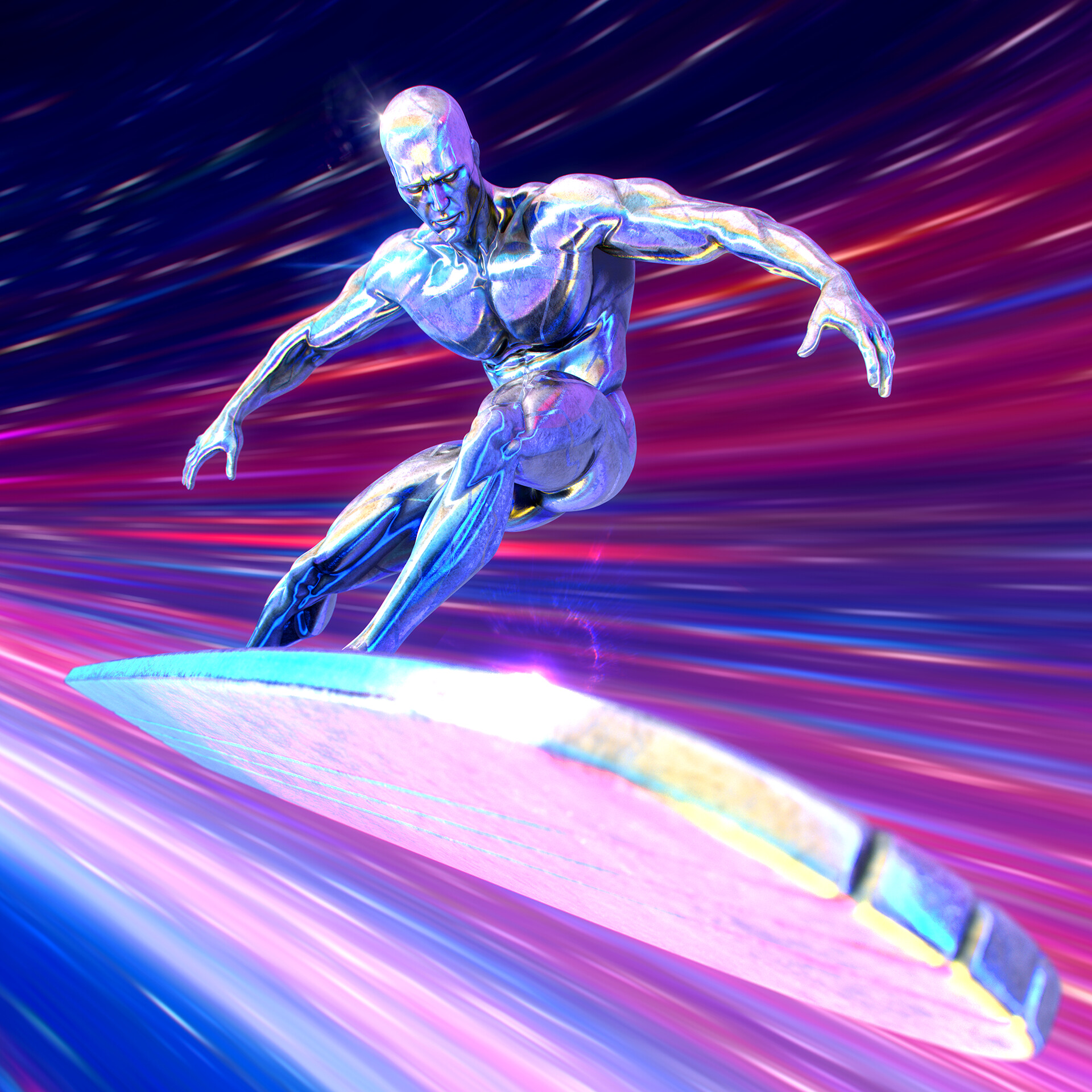 ArtStation - Superheroes - Silver surfer