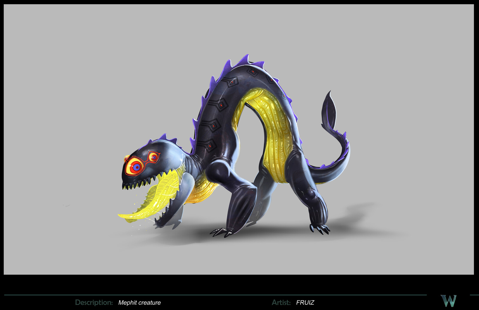 "Shadow Mephit" Monster design 