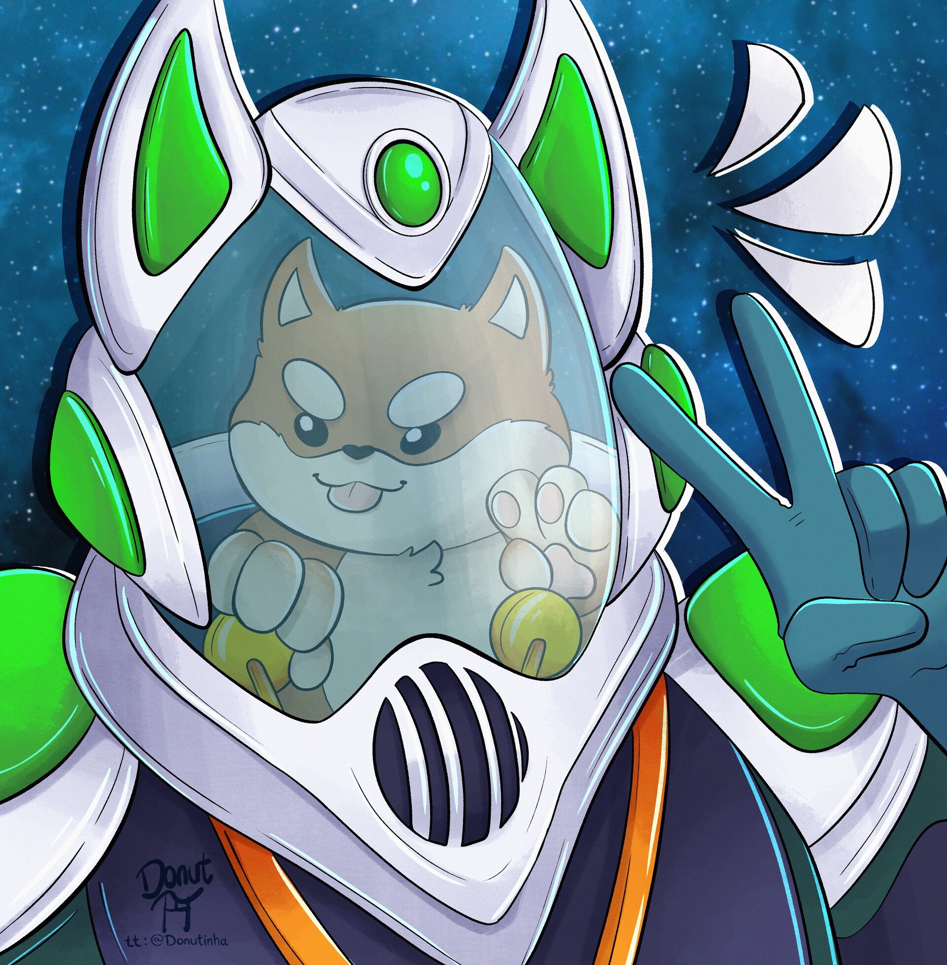 ArtStation - Space Groove Nasus - League of Legends Fanart