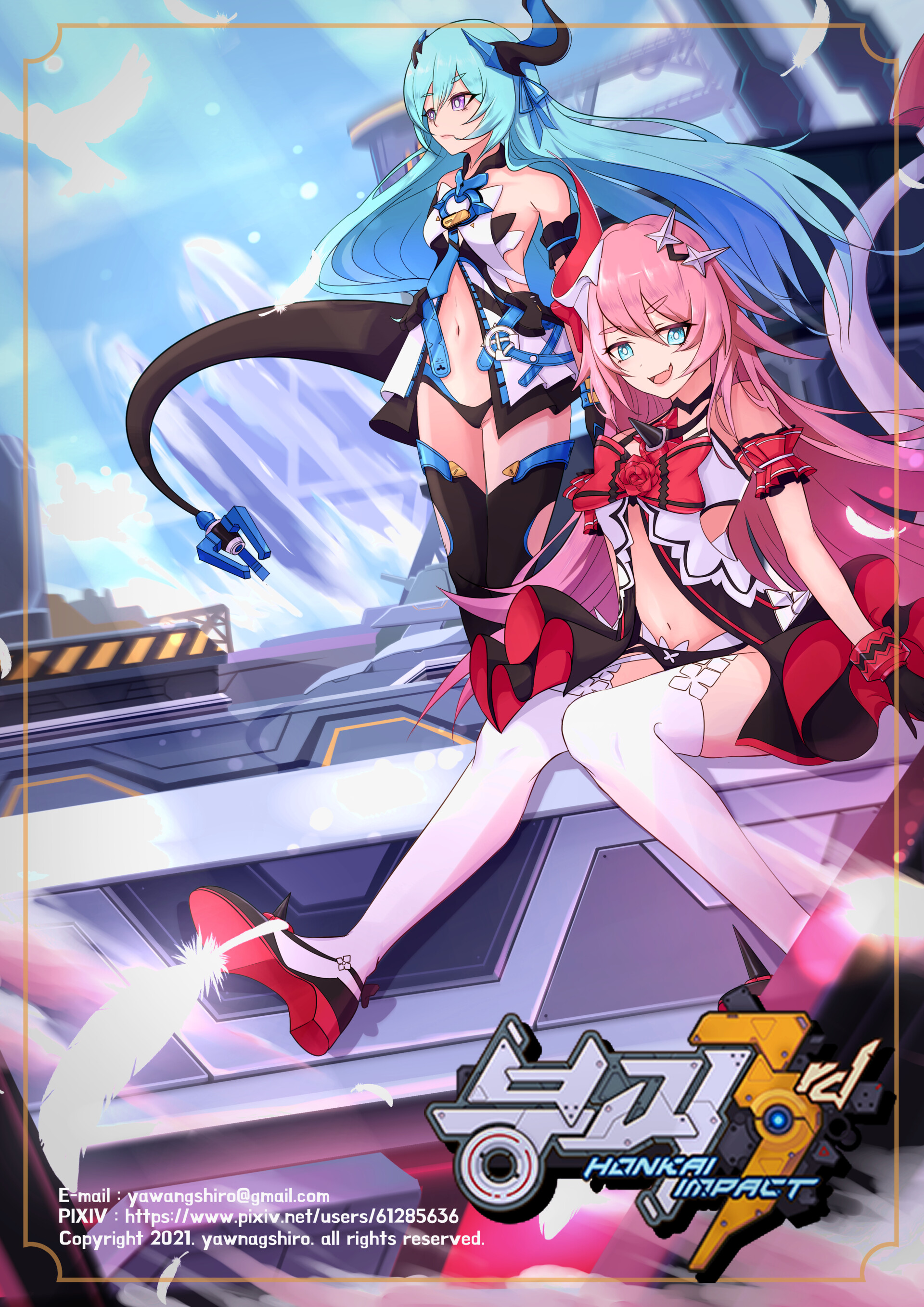 Artstation 崩壊3rd붕괴3rd ロザリアとリリア 로자리아와 아린 Yawangshiro Artstation 崩壊3rd붕괴3rd ロザリアとリリア 로자리아와 아린 Yawangshiro