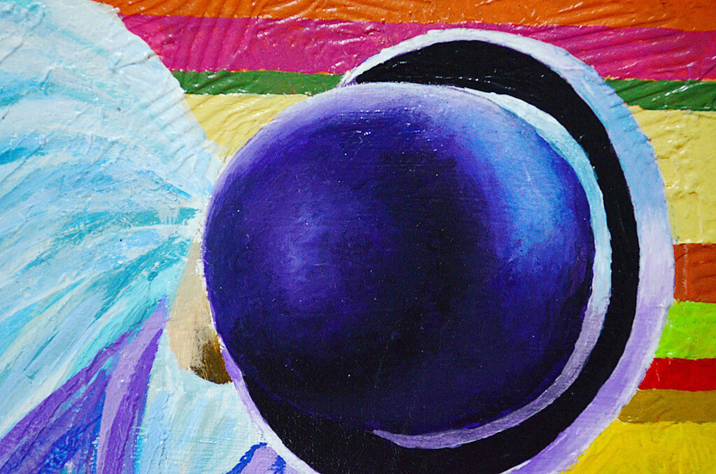 Damián Basante Arbues "COLORIDA LATINOAMÉRICA" oil on canvas 35x45 cm