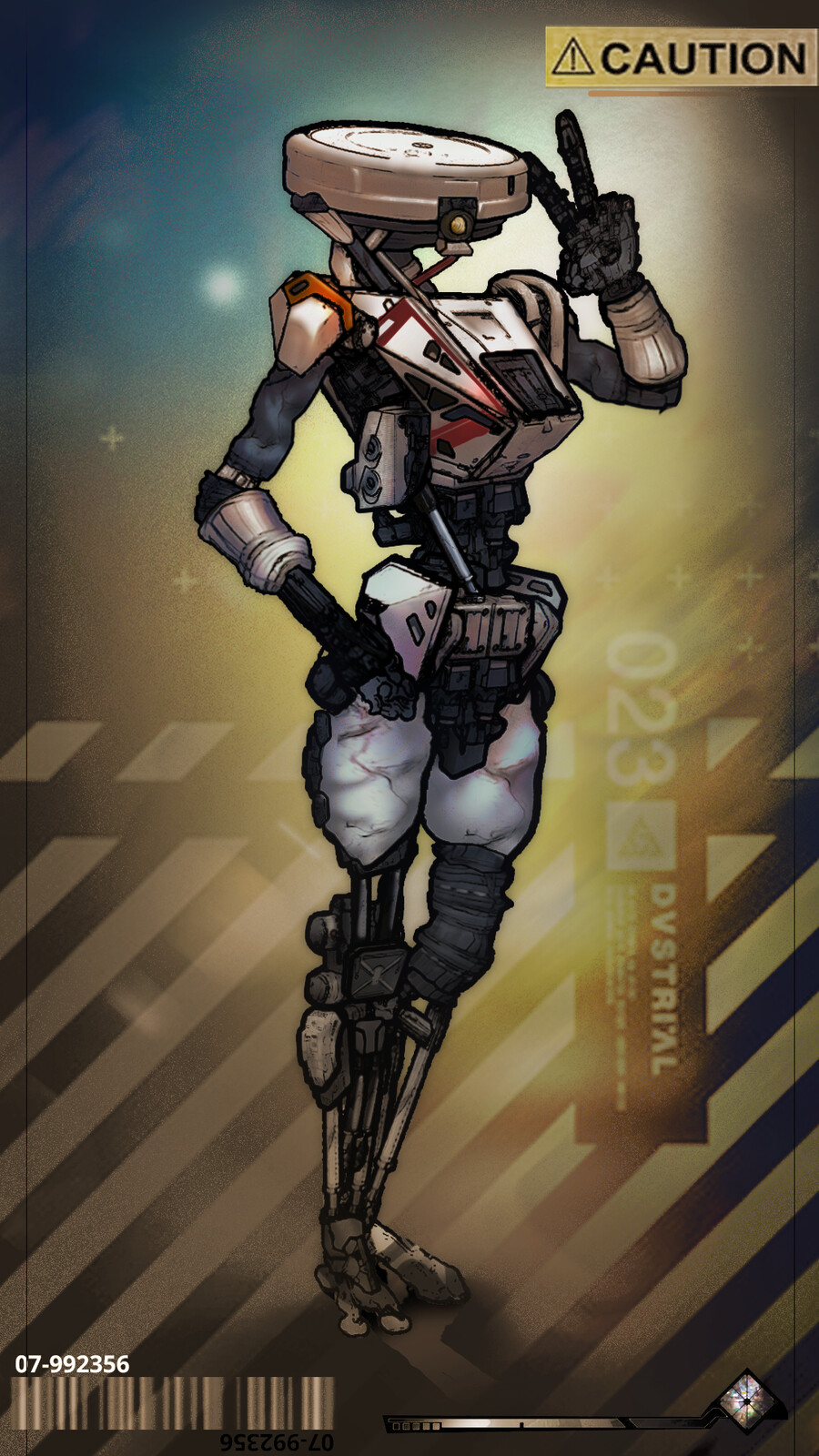 Final Polish 
after this stage of concept I usually start with breakdown of parts that are in pose or hard to read
