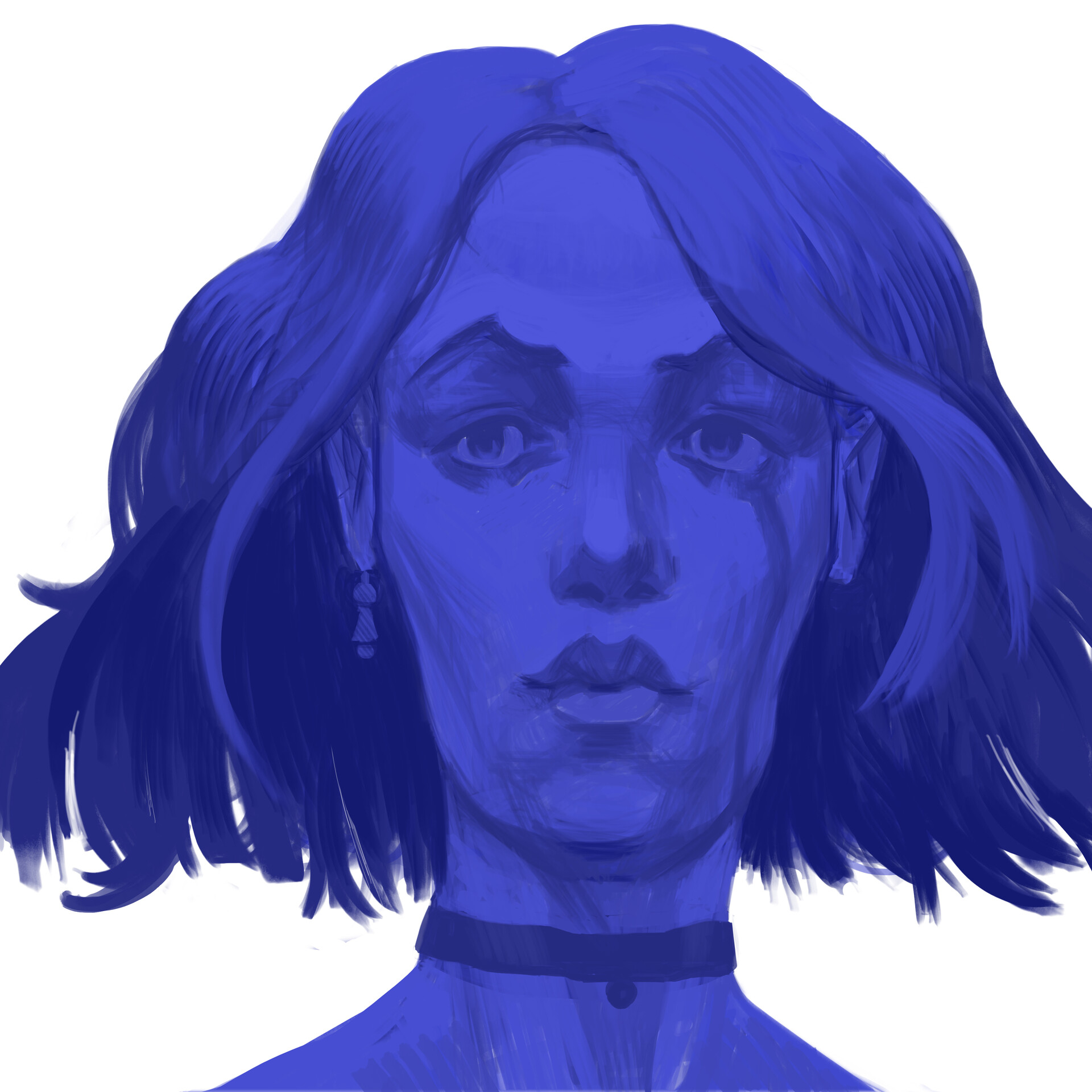 ArtStation Blue girl