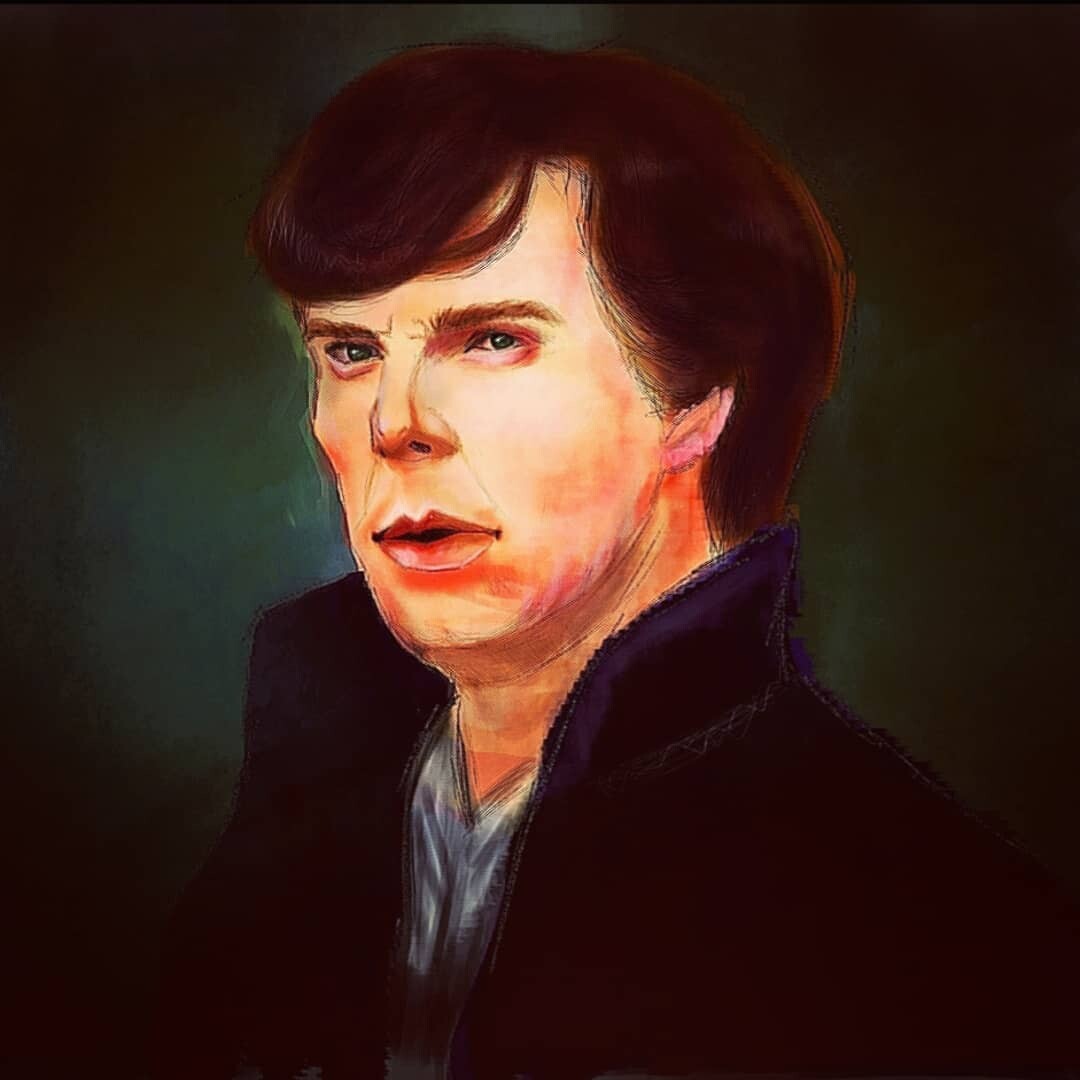 ArtStation - Sheclock Holmes(Benedict Cumberbatch)