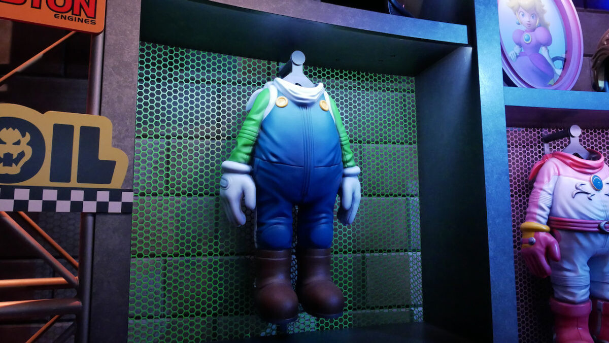 Close up of the Luigi jumpsuit

Photo Credit: UniversalParksNewsToday