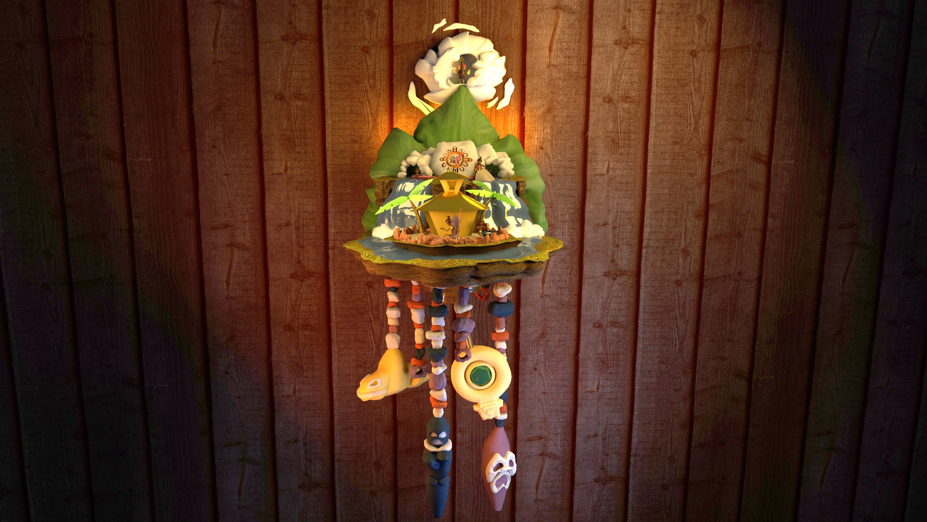 Full front view of Cuckoo Clock