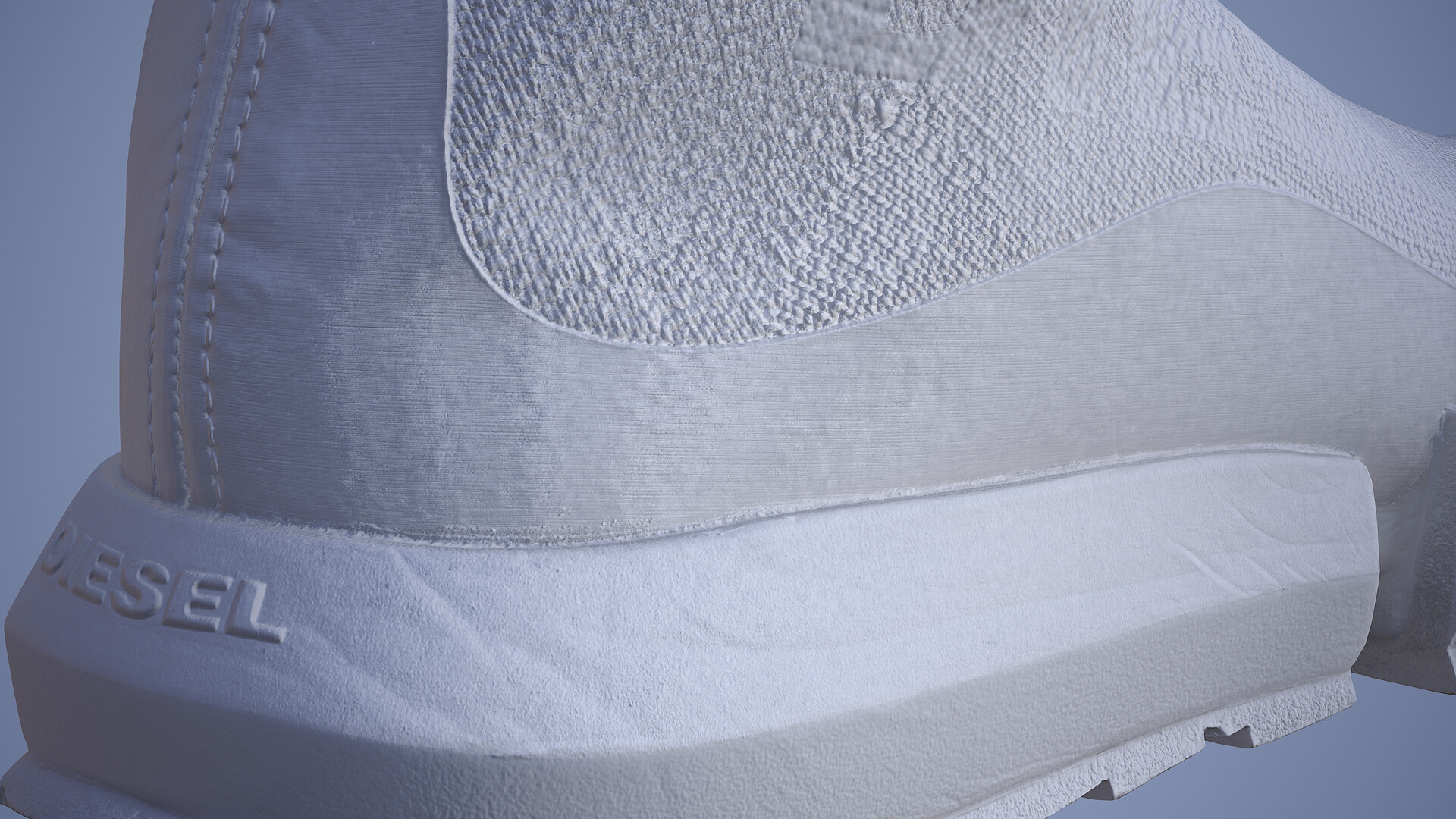 Scan online silver sneakers