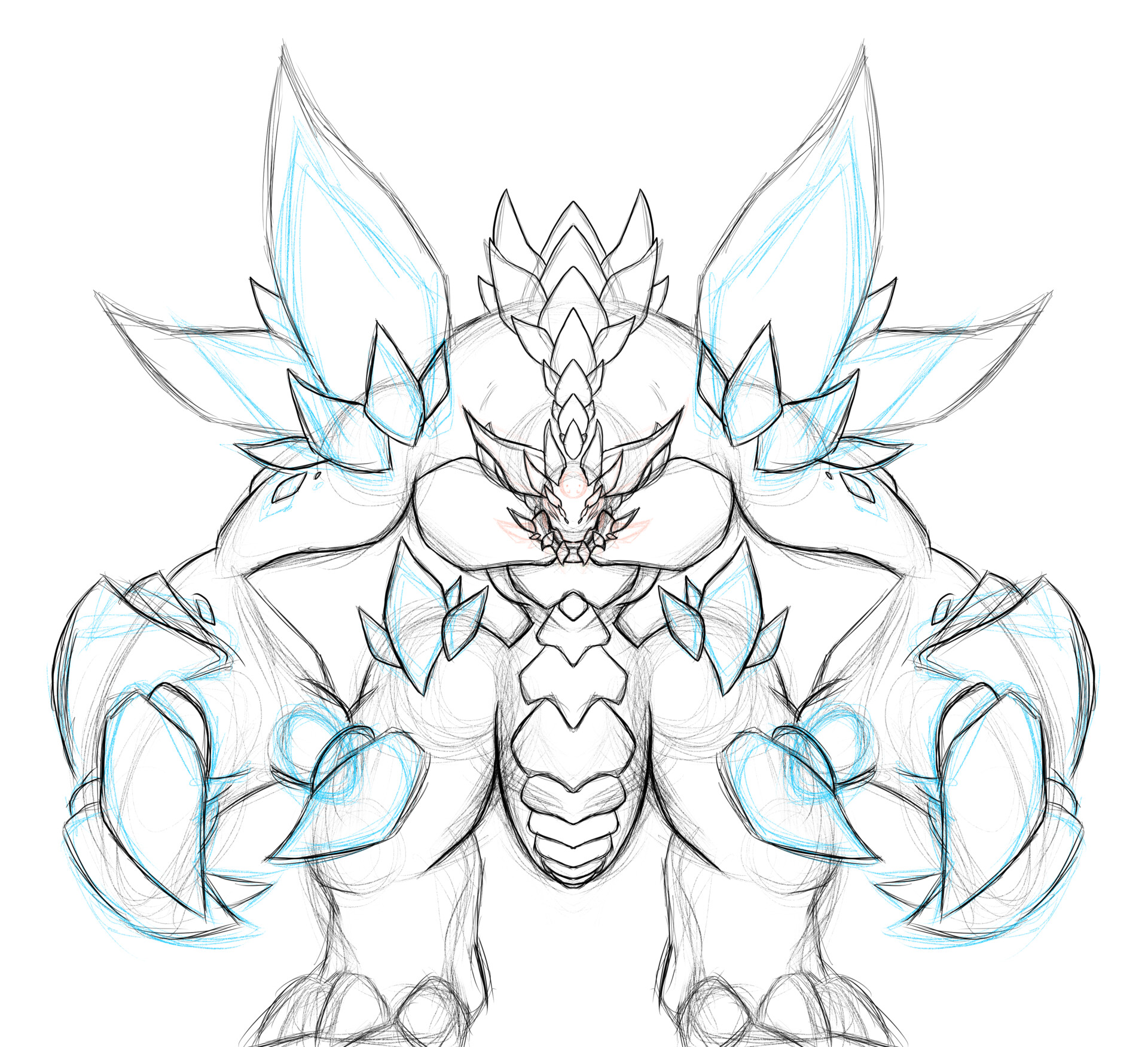 ArtStation - Golem kaiju - Work in progress