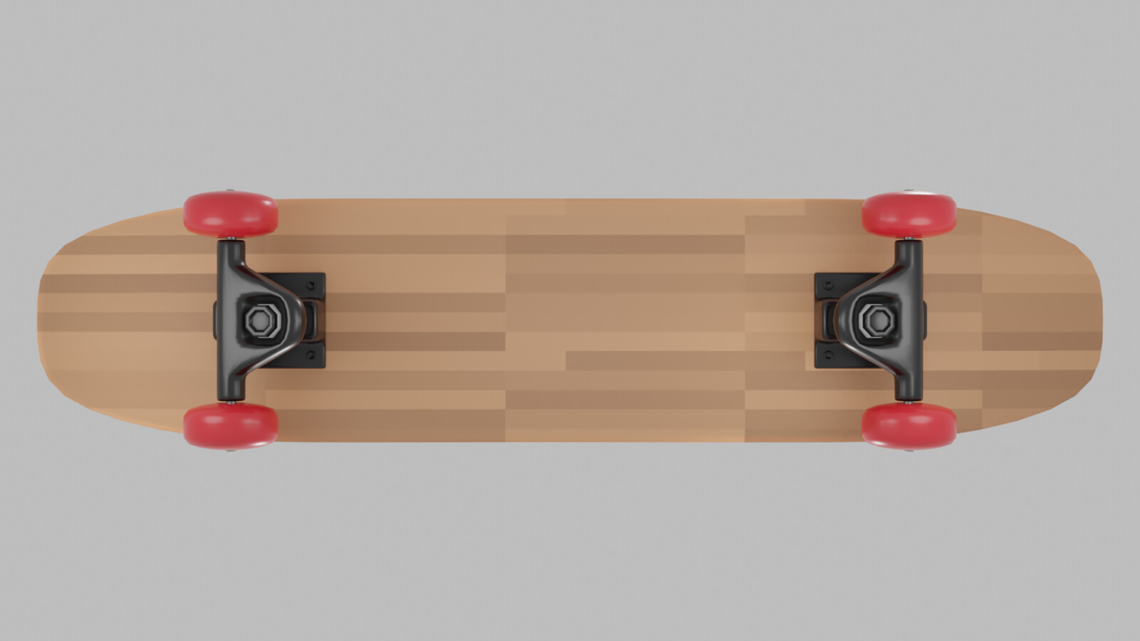 Wooden Skateboard bottom side choice 1