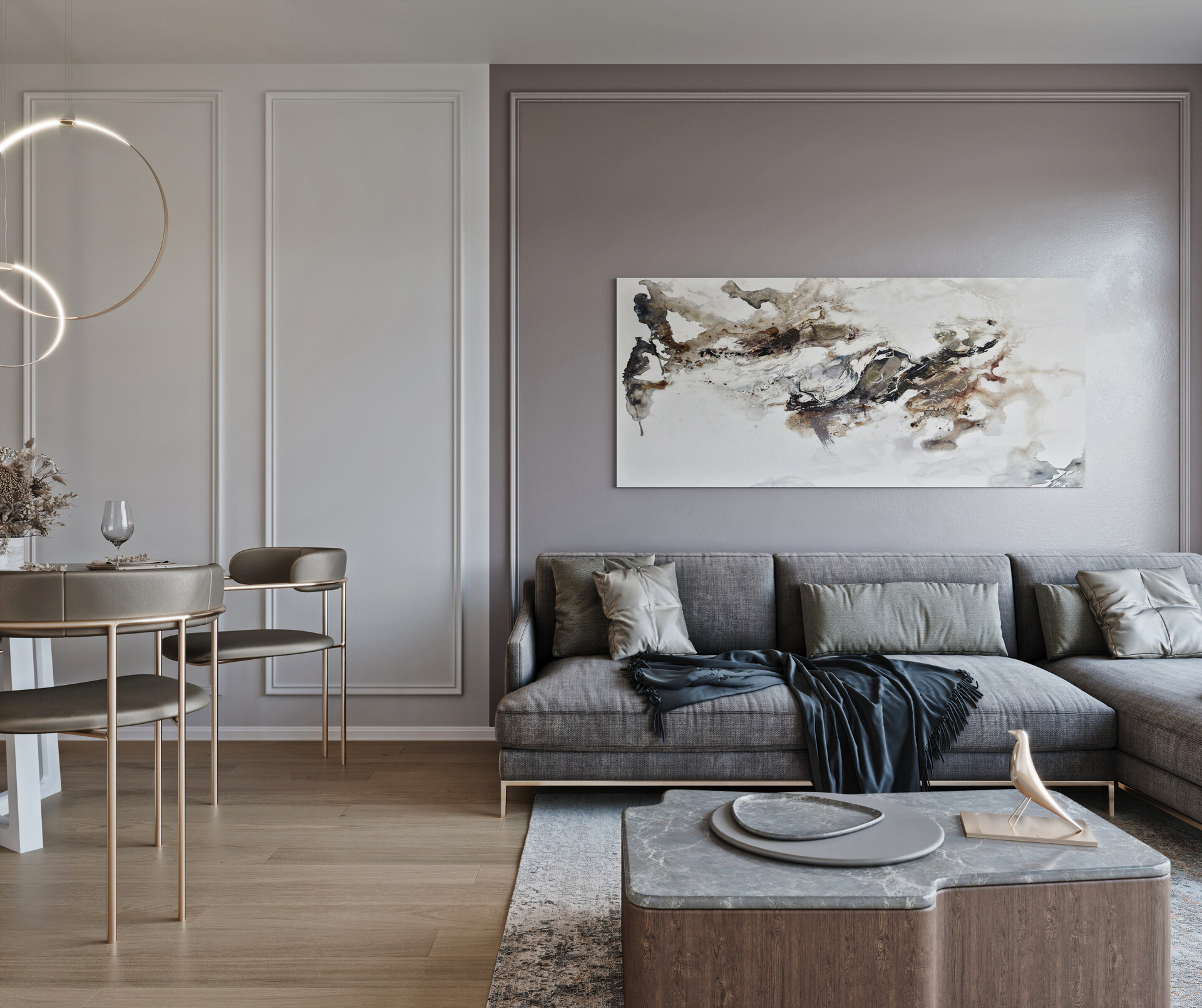 ArtStation - Modern classic living room