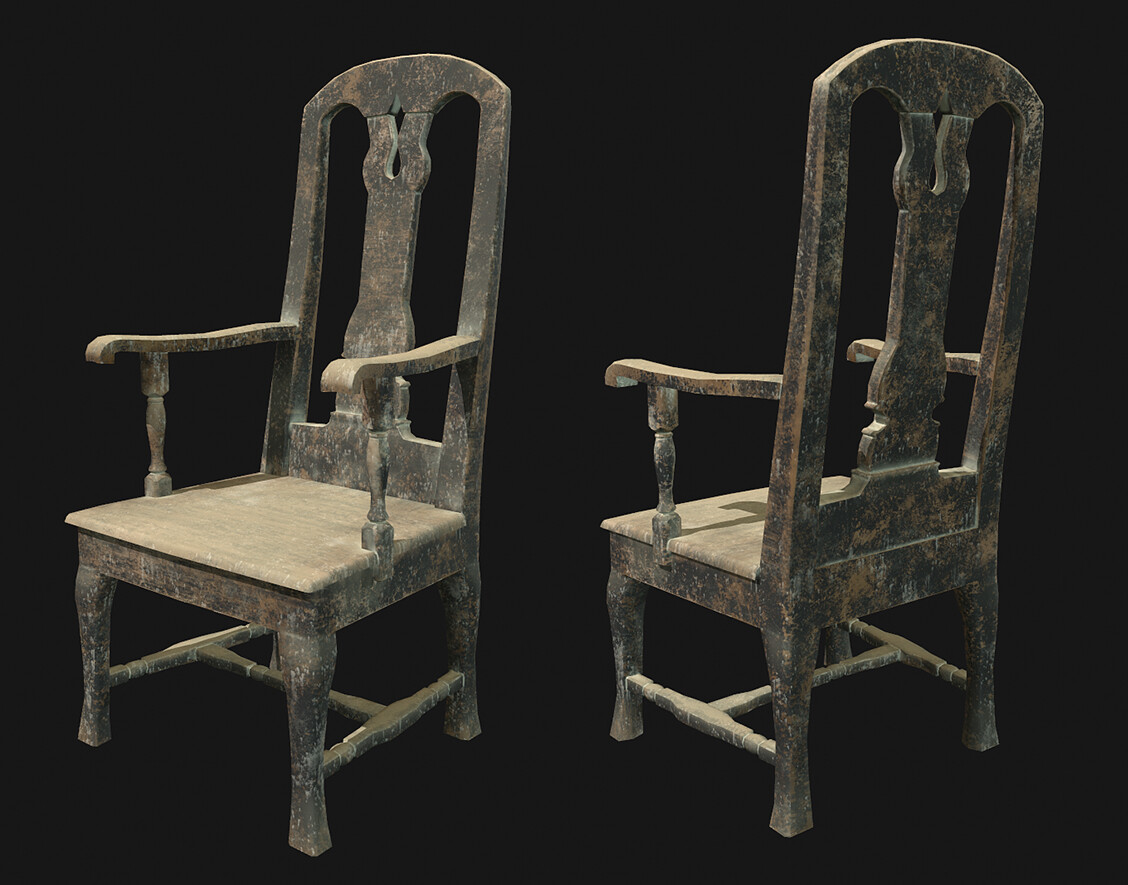Deepam Pathak Old Chair Black