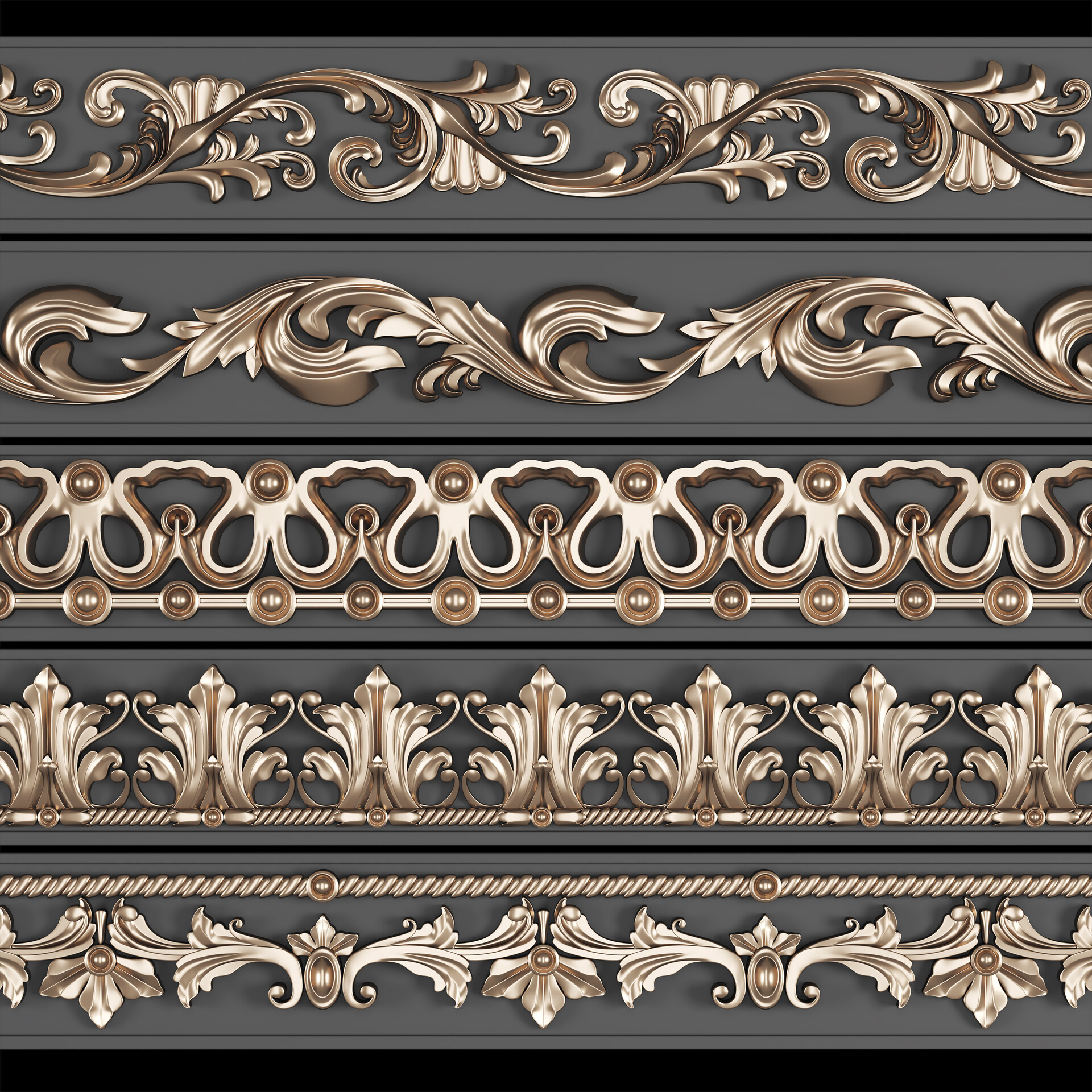 ArtStation Ornament Trim Brushes