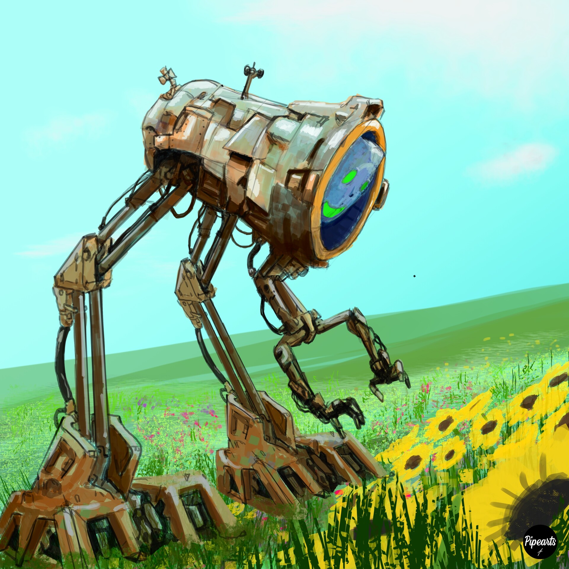 ArtStation March of robots DAY 20