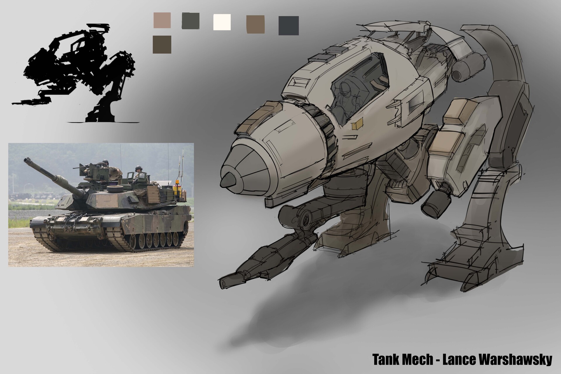 ArtStation tank mech